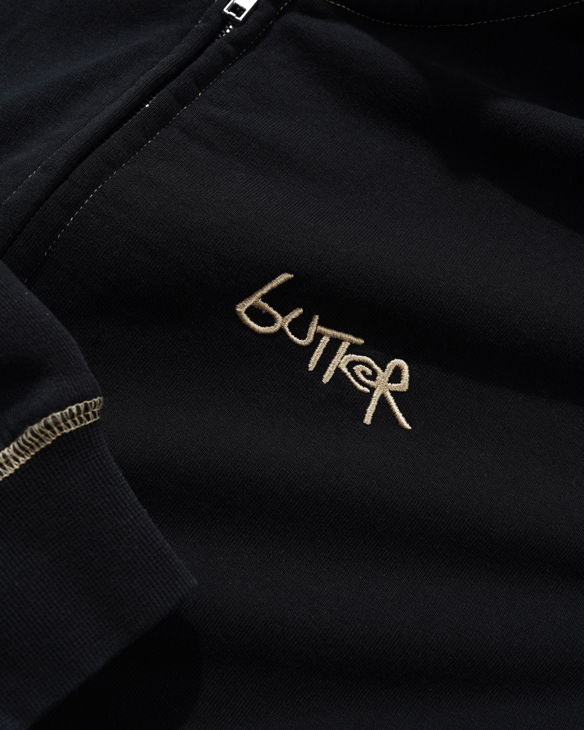 Trail Stitch Zip-Thru Hood, Washed Black - Image 2