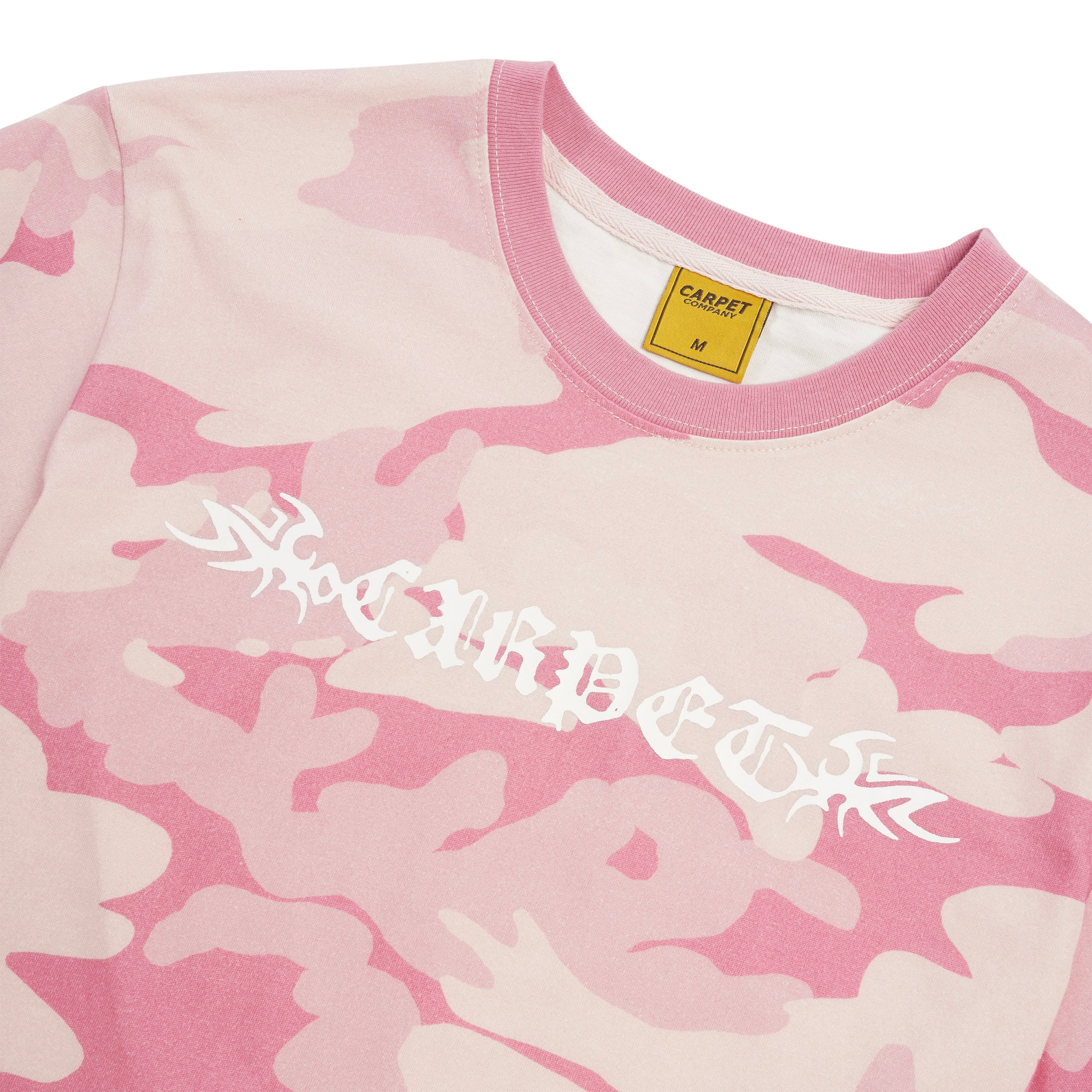 Trampstamp Girls Tee, Pink Camo - Image 2