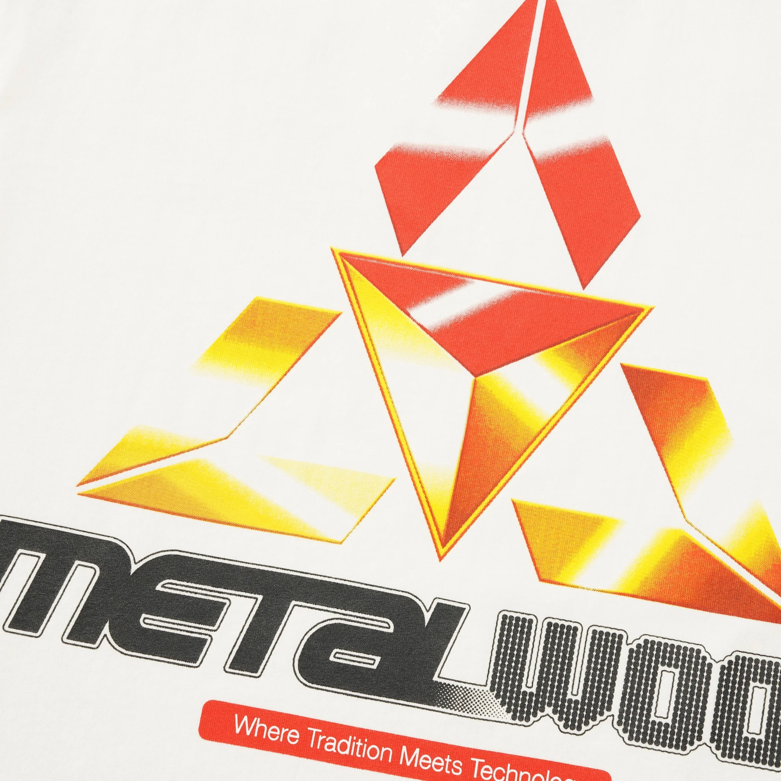 Tri-Metal Tee, White - Image 4