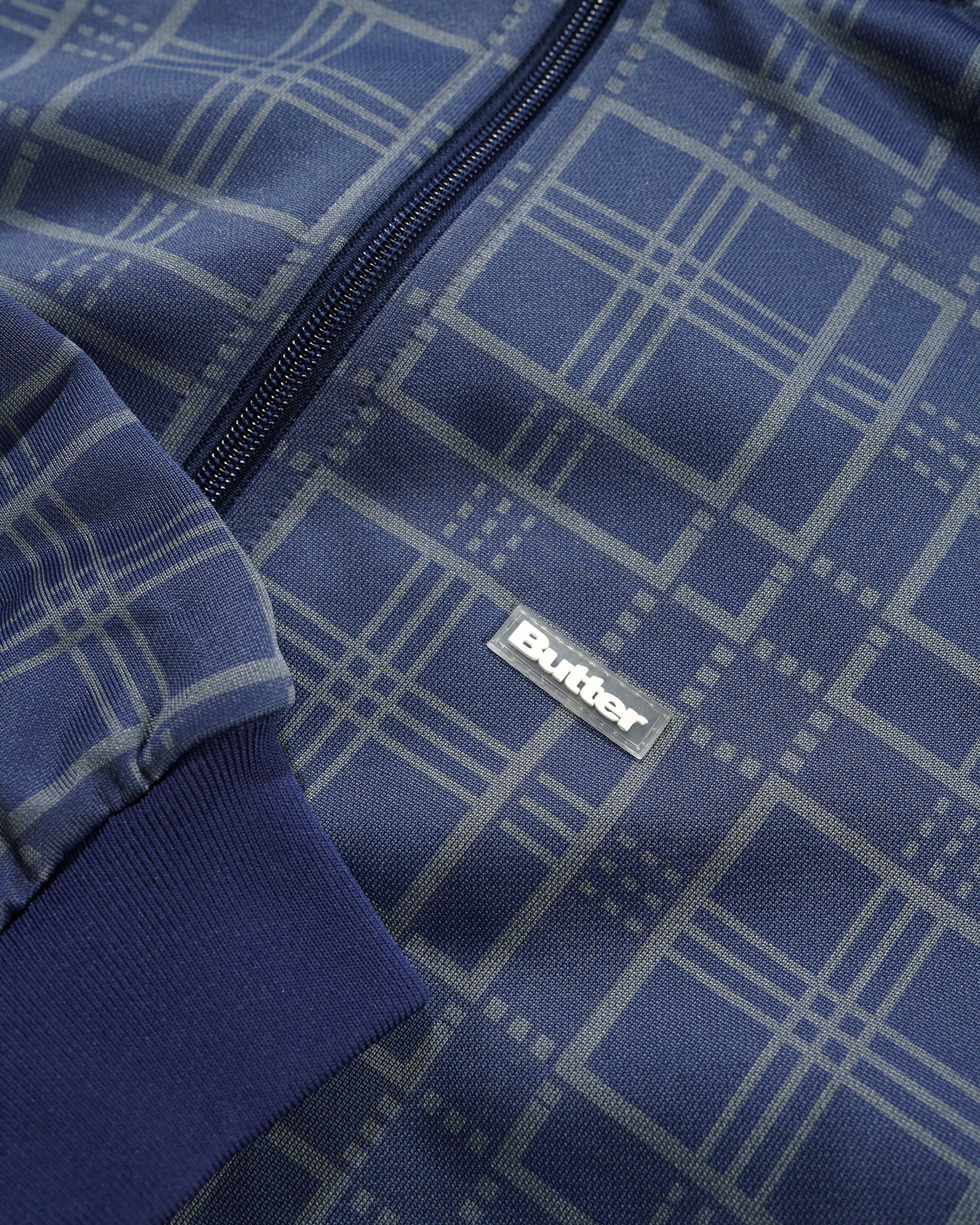 Tricot Jacket, Navy Plaid - Image 2
