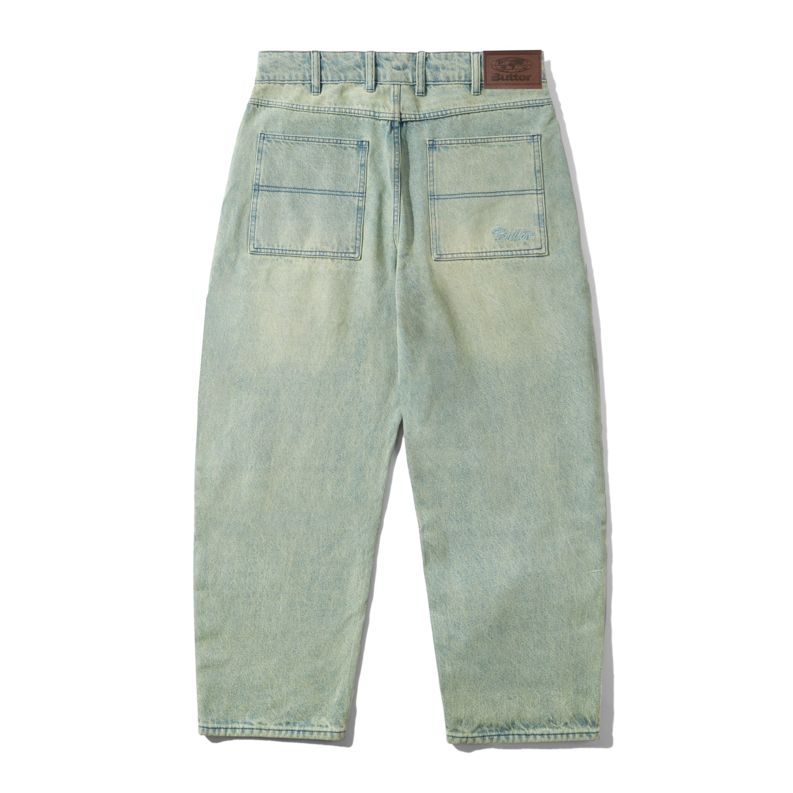 Trim Denim Jeans, Sunfade Blue - Image 2