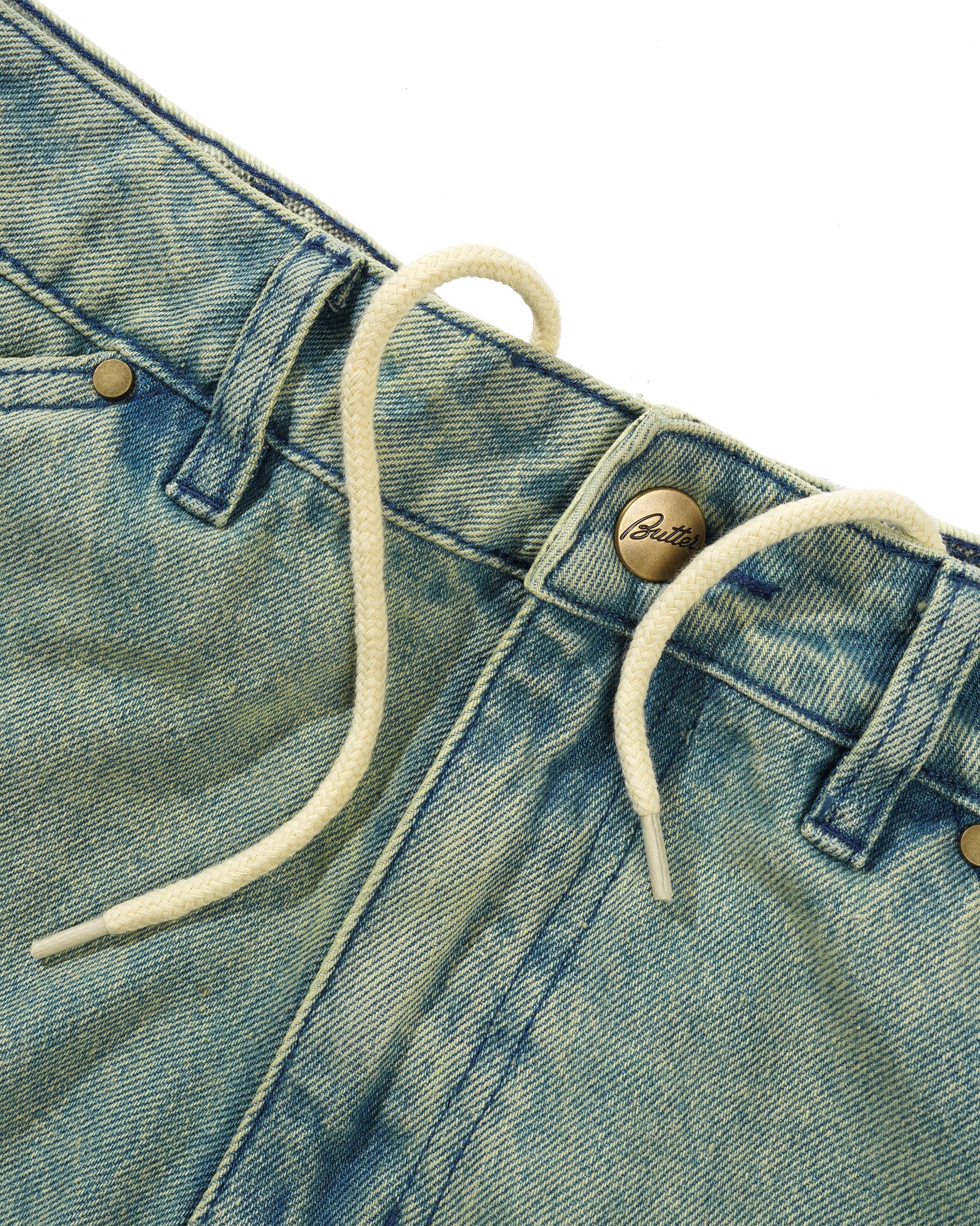 Trim Denim Jeans, Sunfade Blue - Image 3