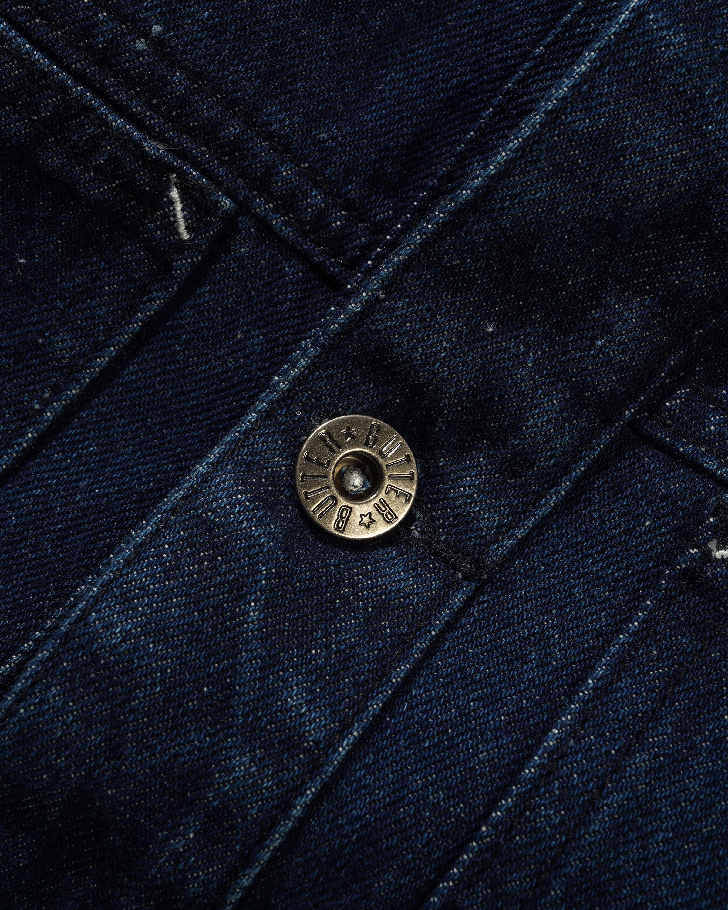 Trucker Denim Jacket, Dark Blue - Image 3