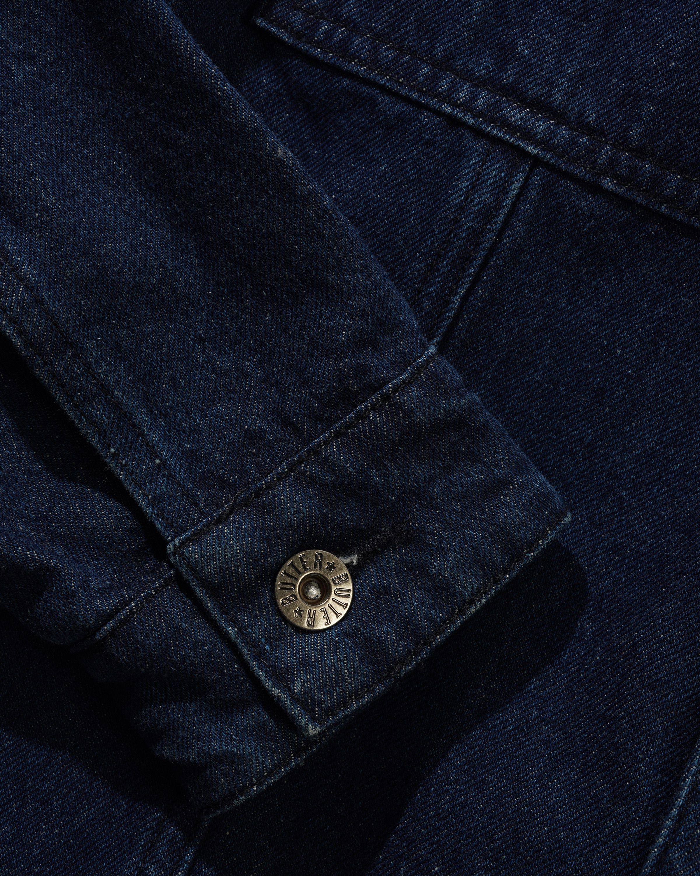 Trucker Denim Jacket, Dark Blue - Image 4