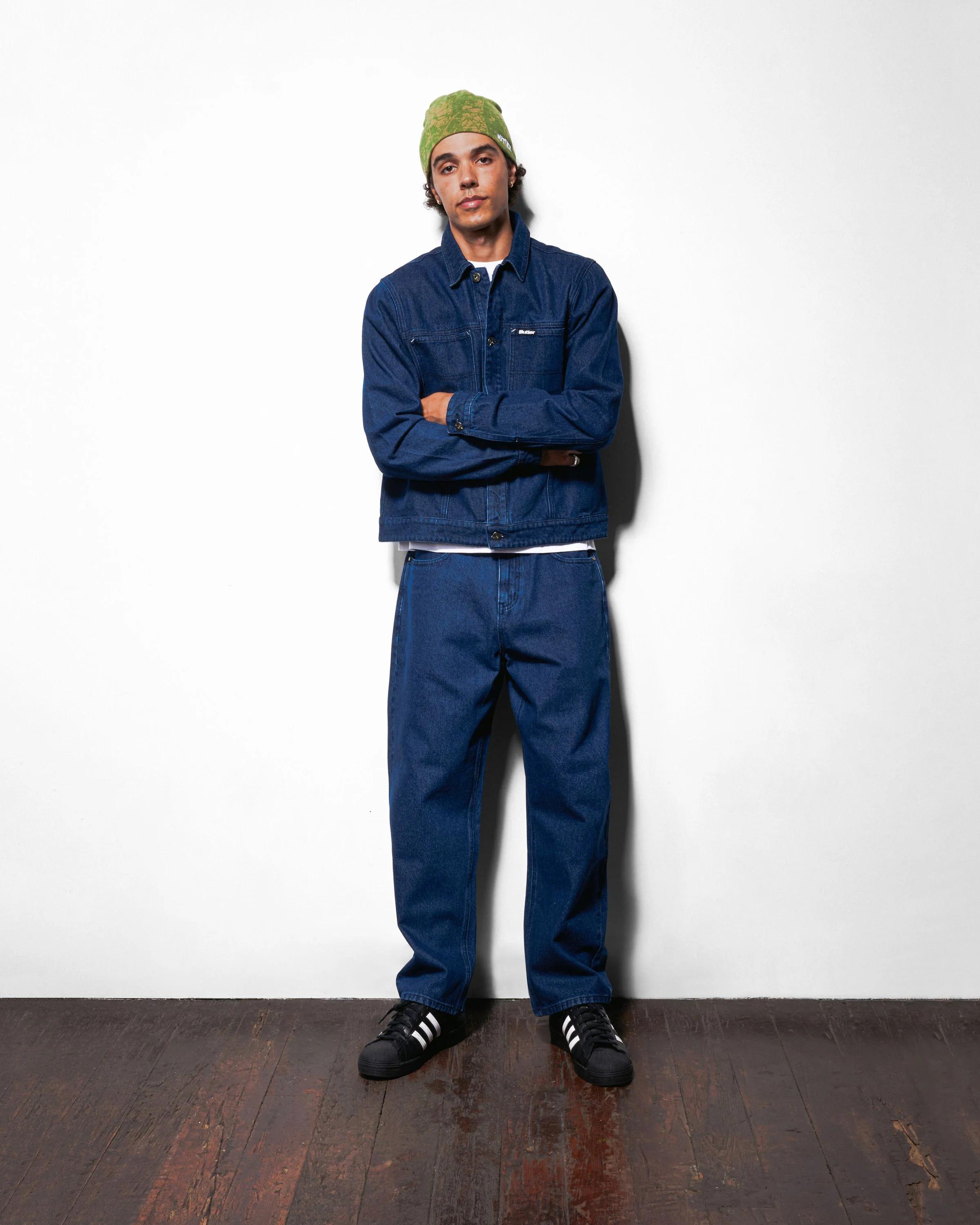 Trucker Denim Jacket, Dark Blue - Image 6