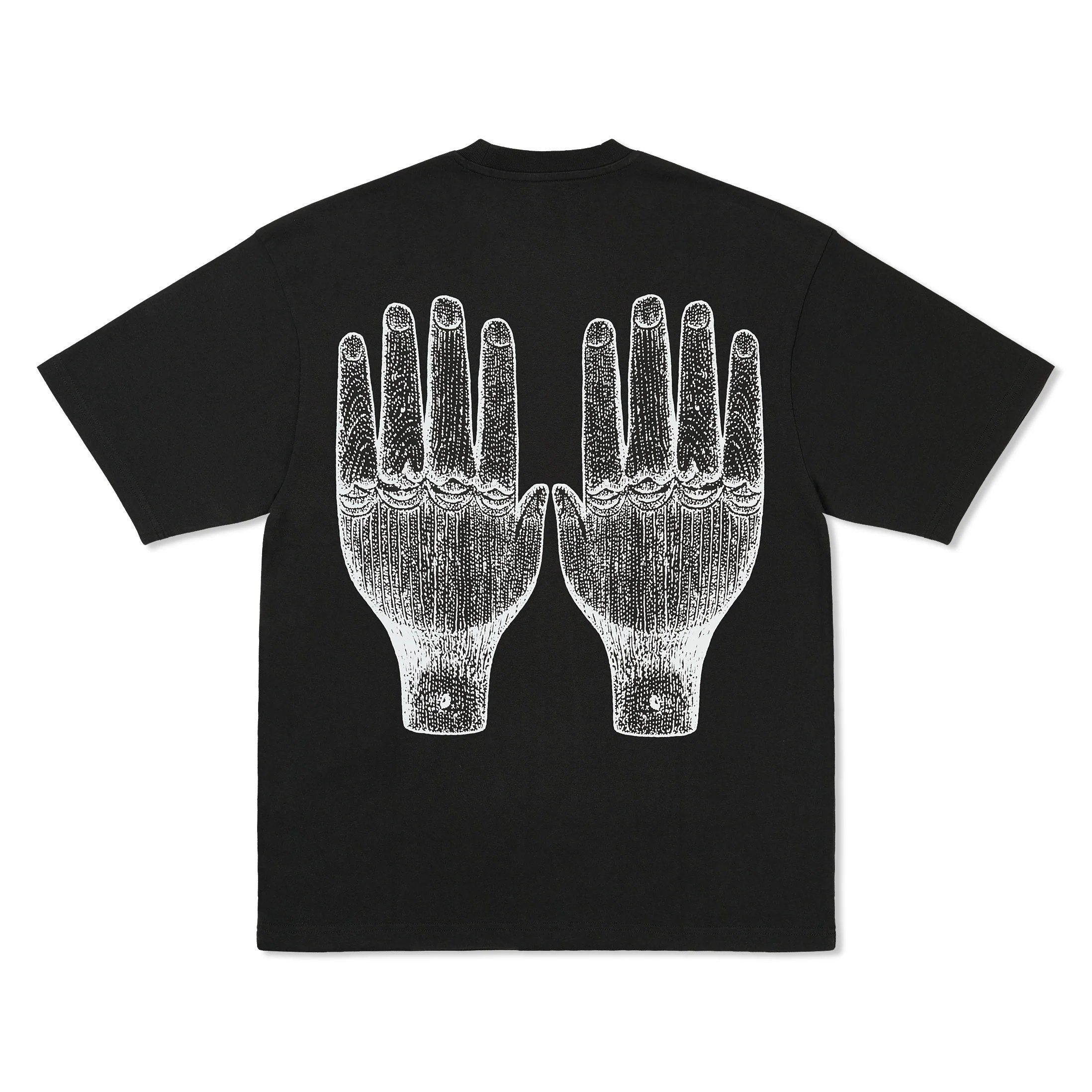 TTT Face Figures Hands Tee, Black - Image 2