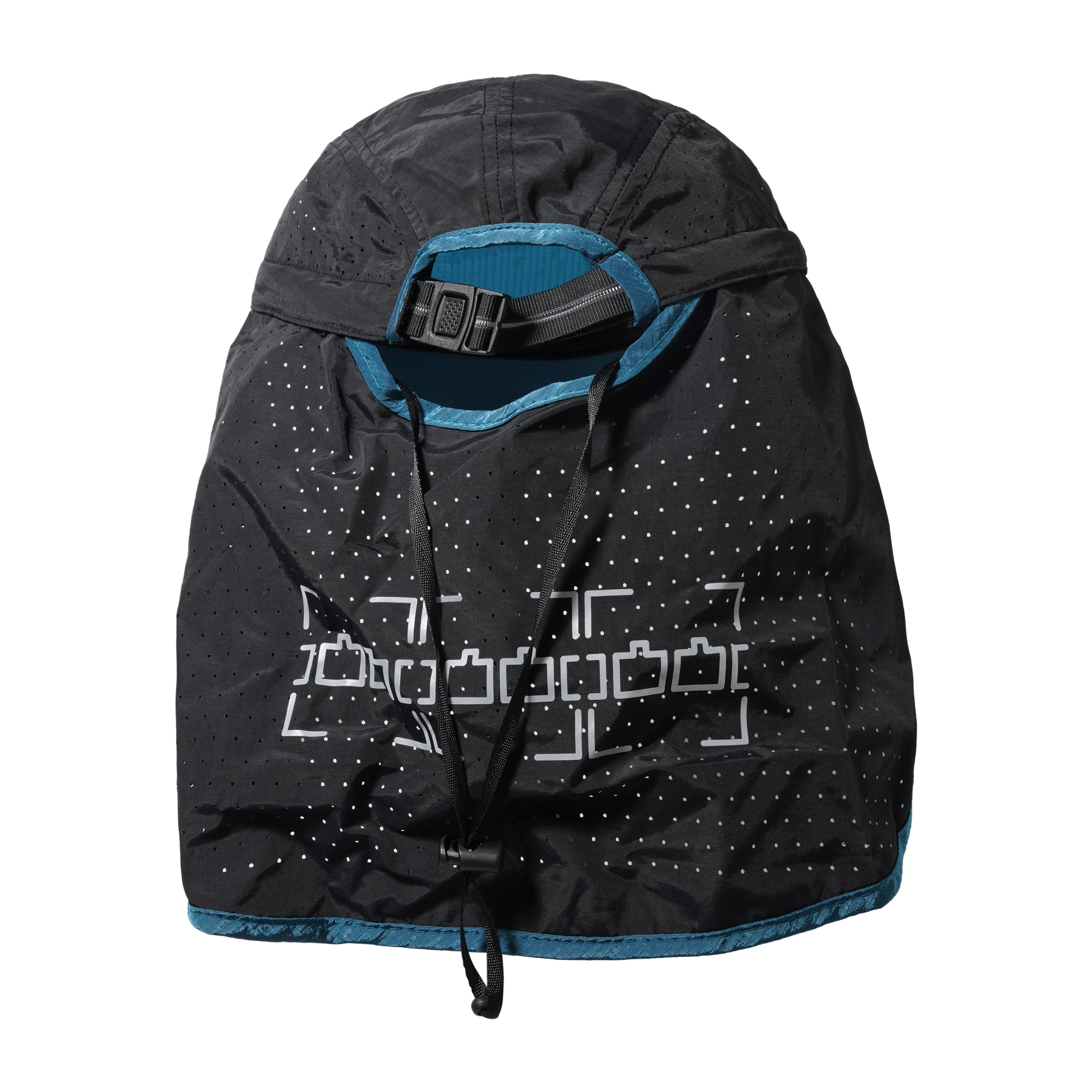 TTT Neck Cape Trail Cap, Blue / Black - Image 2