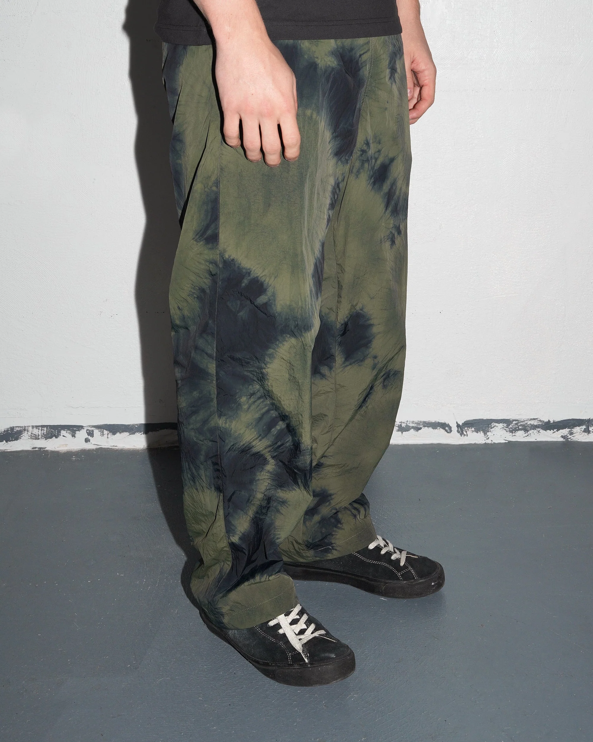 TTT Tech Pants, Black / Olive Marble - Image 4