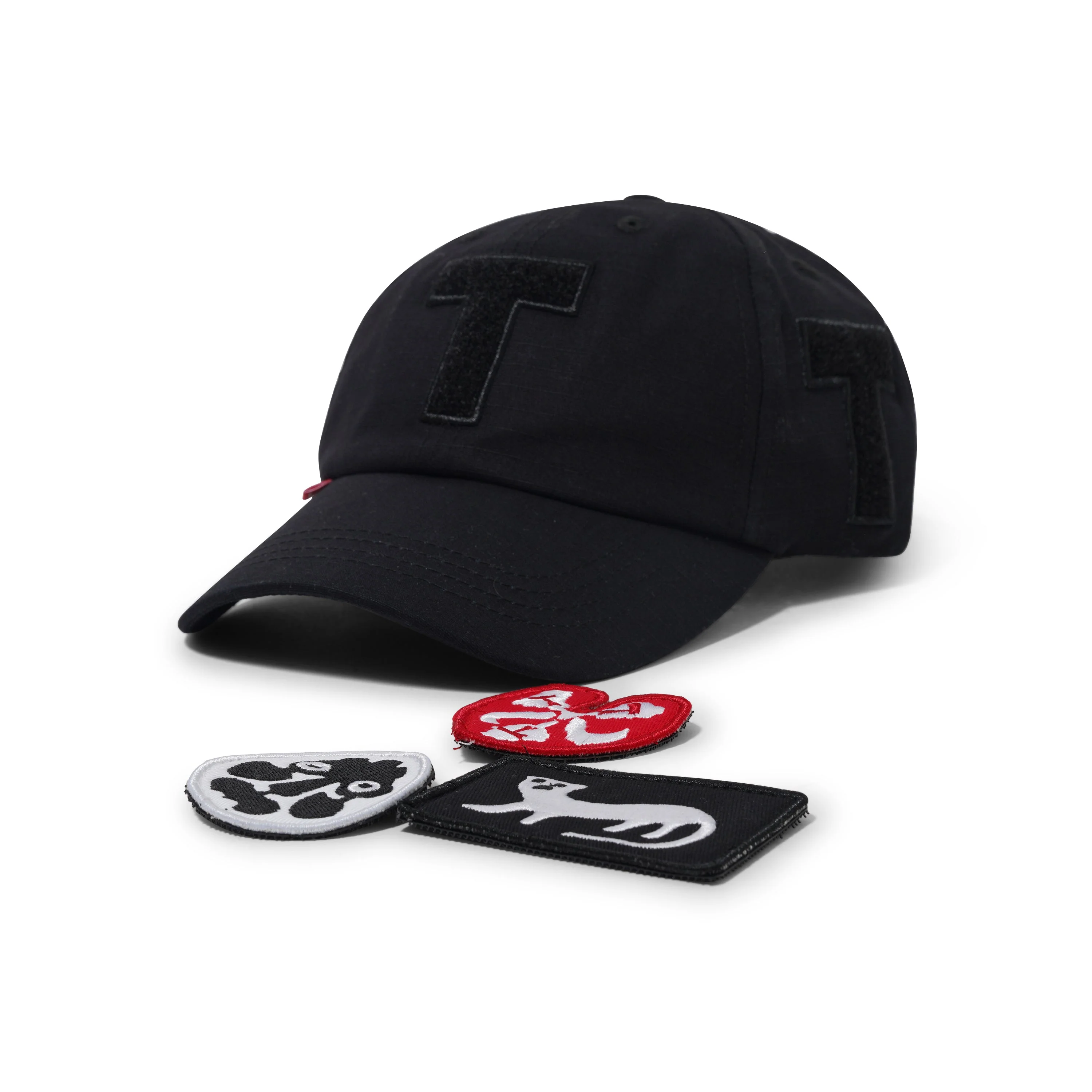 TTT Velcro Patch 6-Panel Cap, Black - Image 2