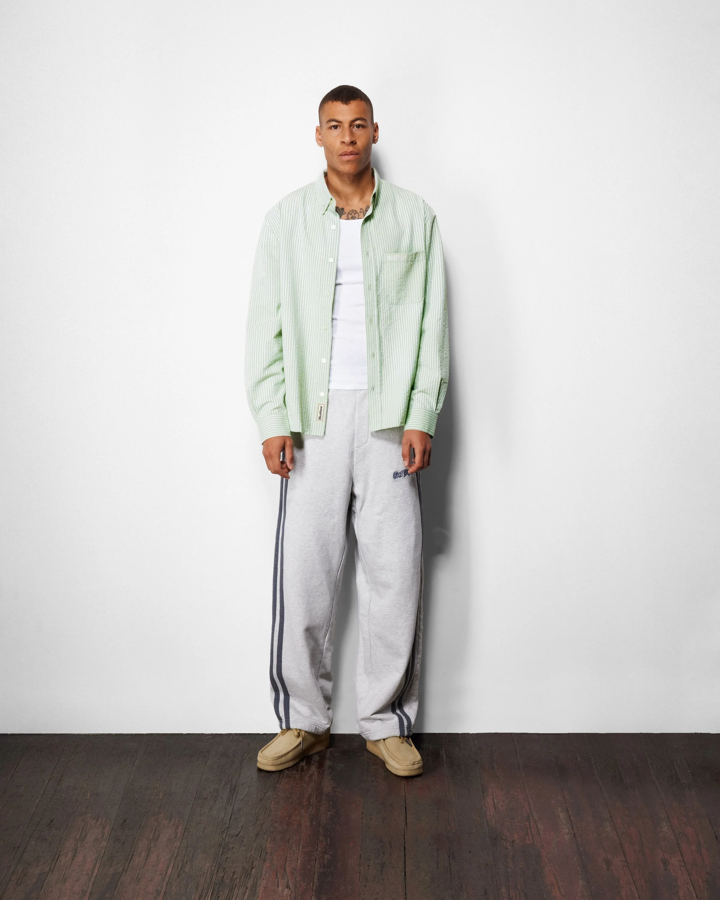 Tunnel Trackpants, Ash / Navy - Image 2