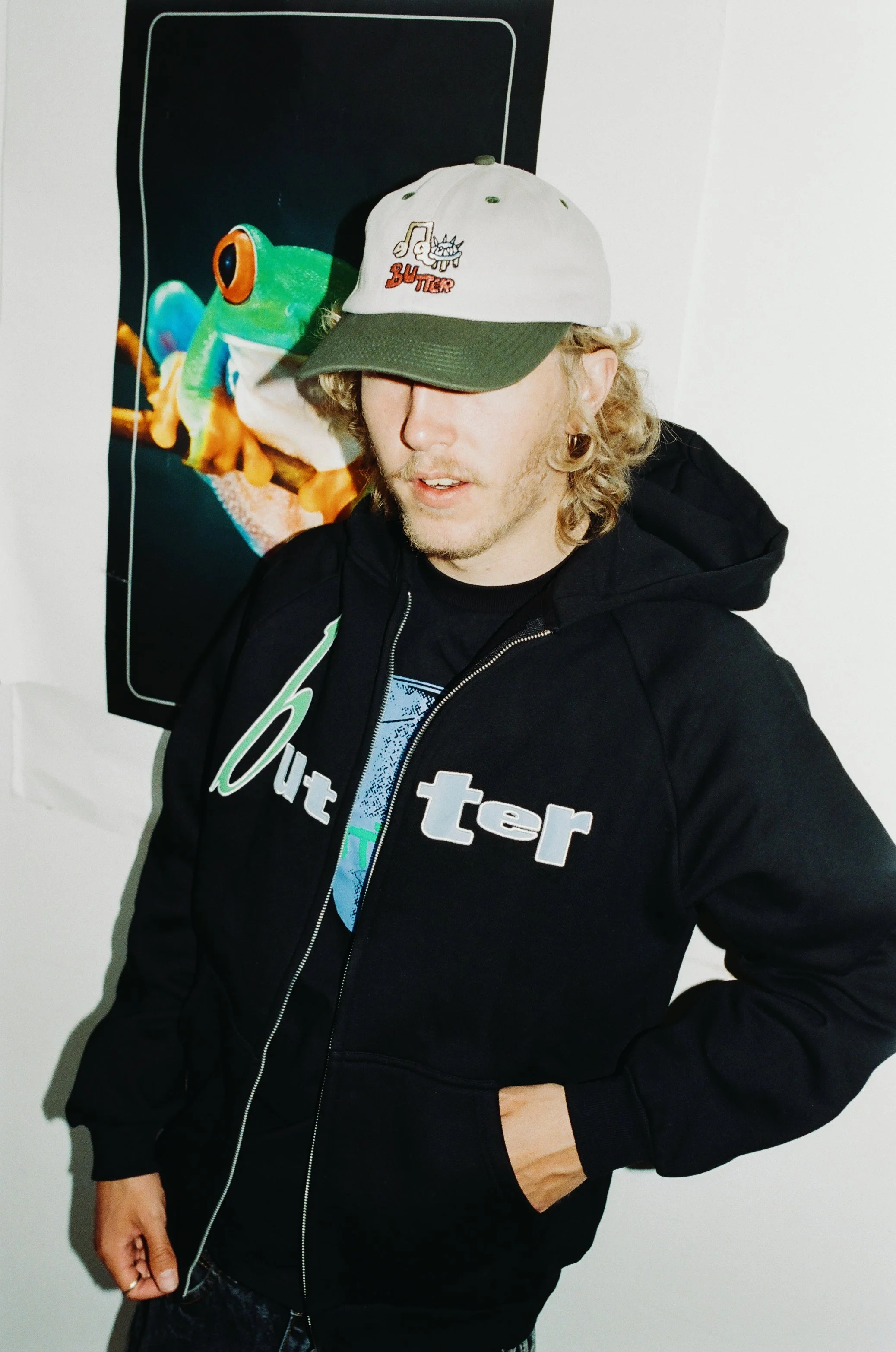 Turtle 6 Panel Cap, Light Grey / Seaweed - Image 4
