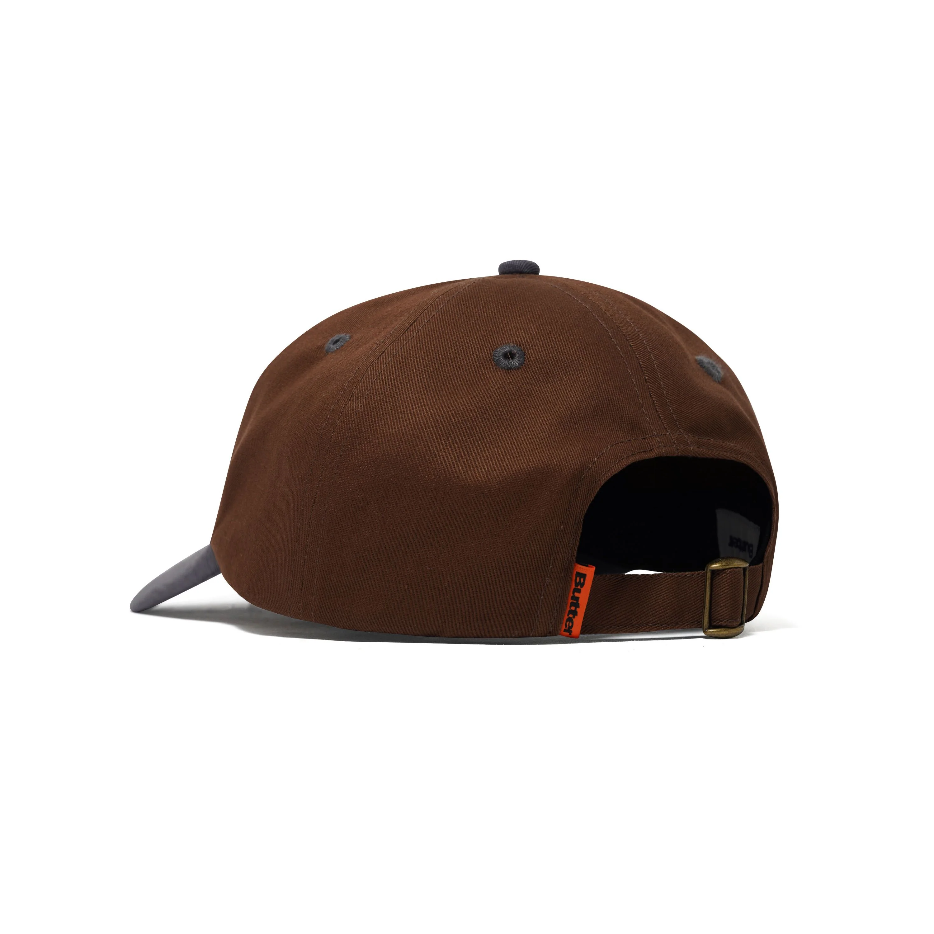 Turtle 6 Panel Cap, Walnut / Steel - Image 2