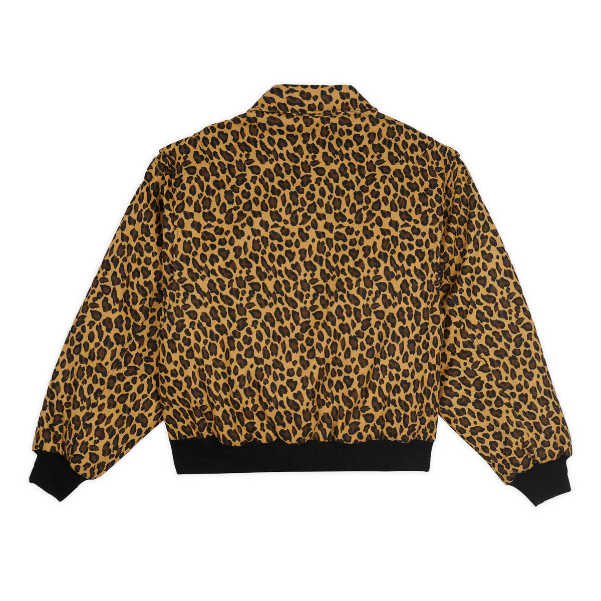 Twill Flight Jacket, Leopard - Image 2