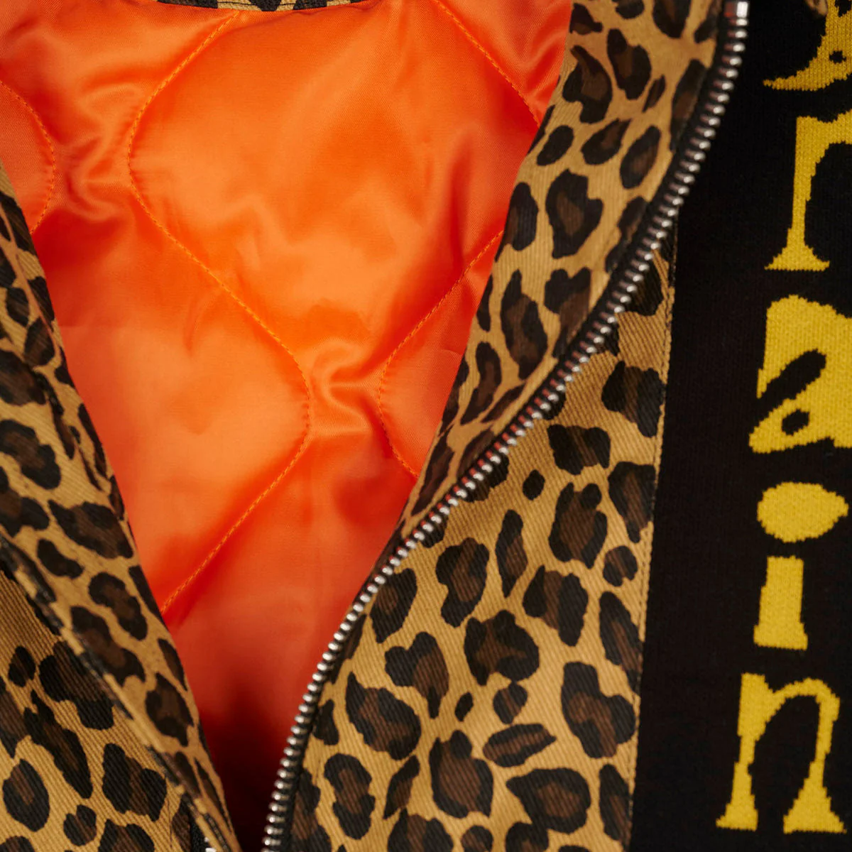 Twill Flight Jacket, Leopard - Image 3