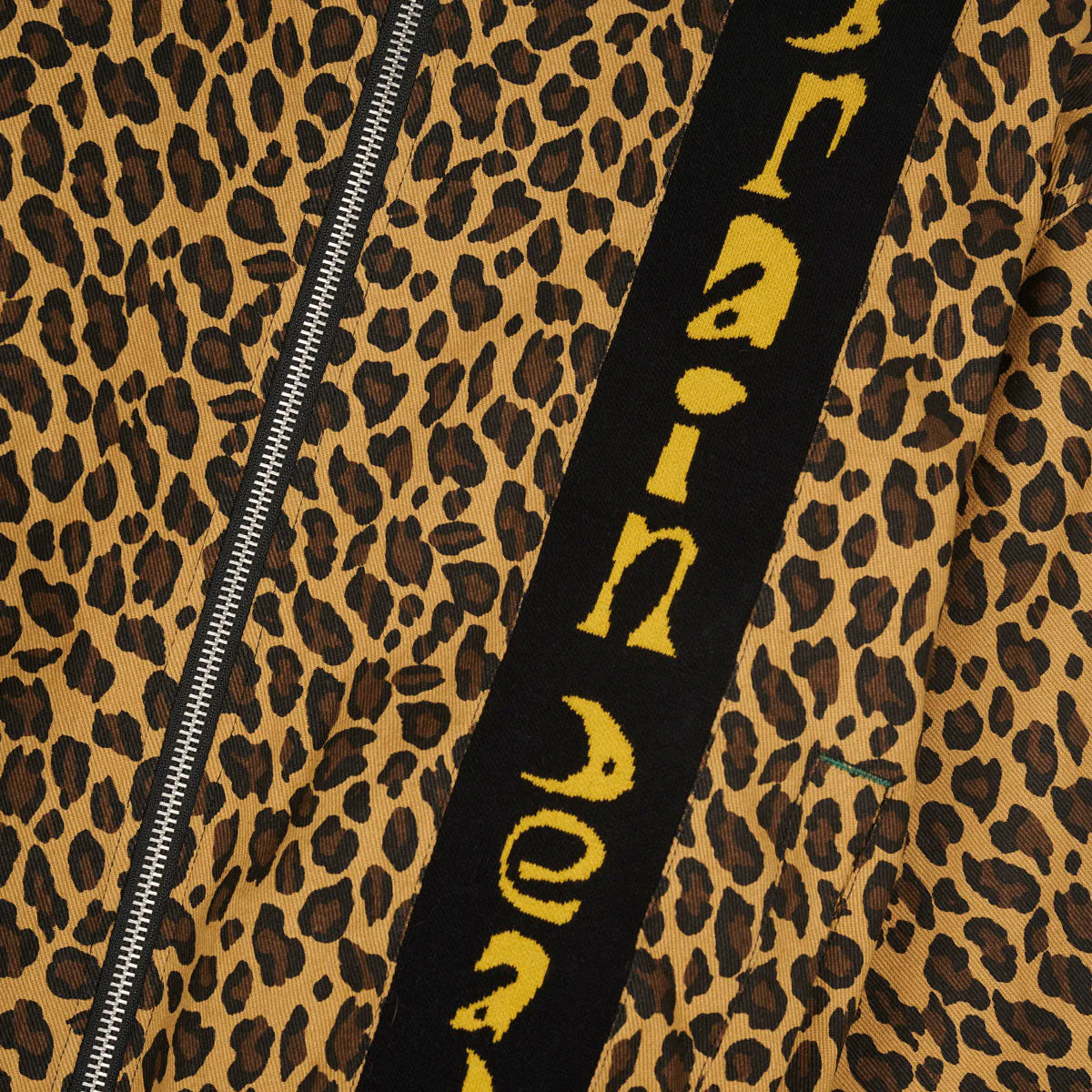 Twill Flight Jacket, Leopard - Image 4