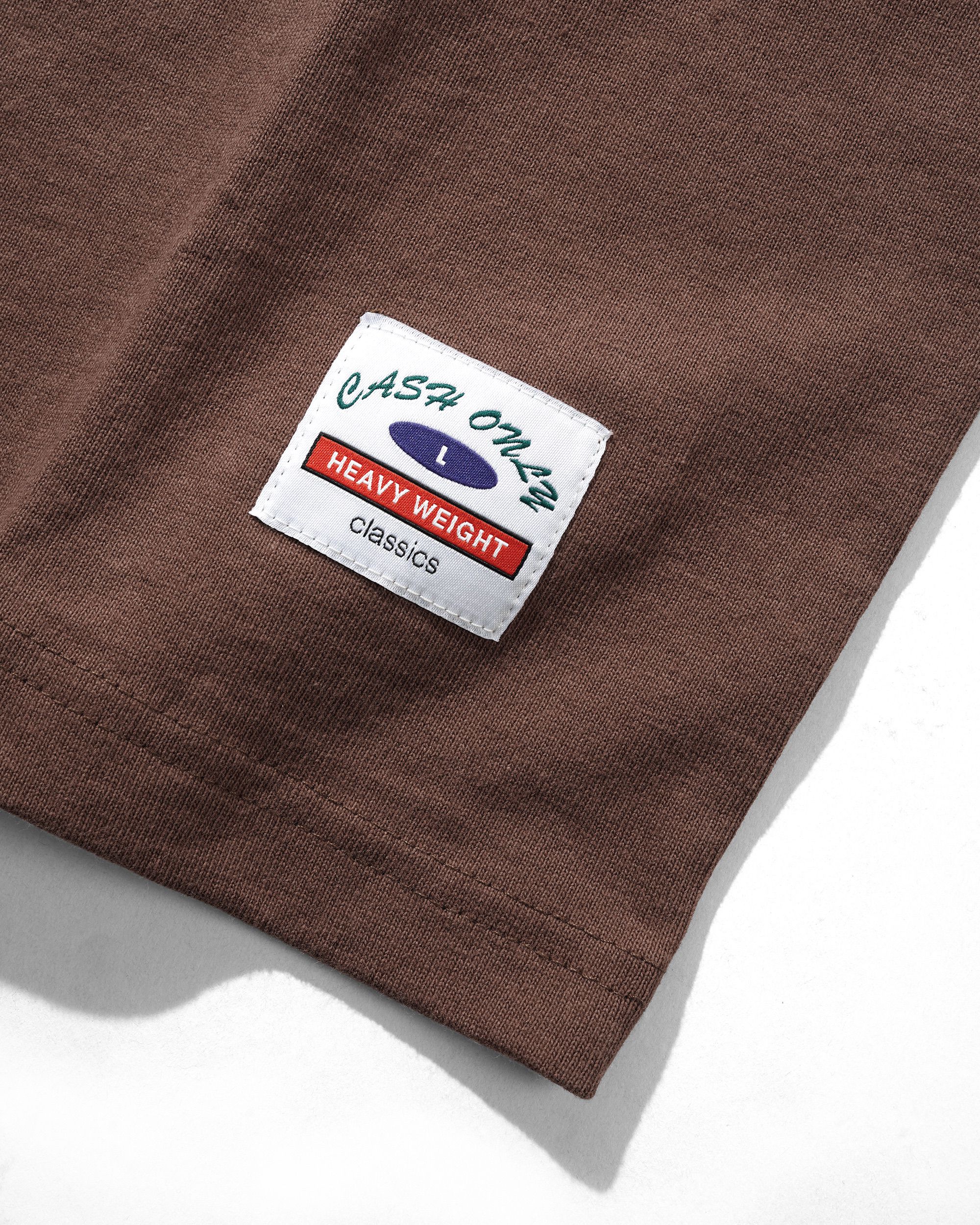 Ultra Heavy Weight Basic Tee, Chocolate - Image 2