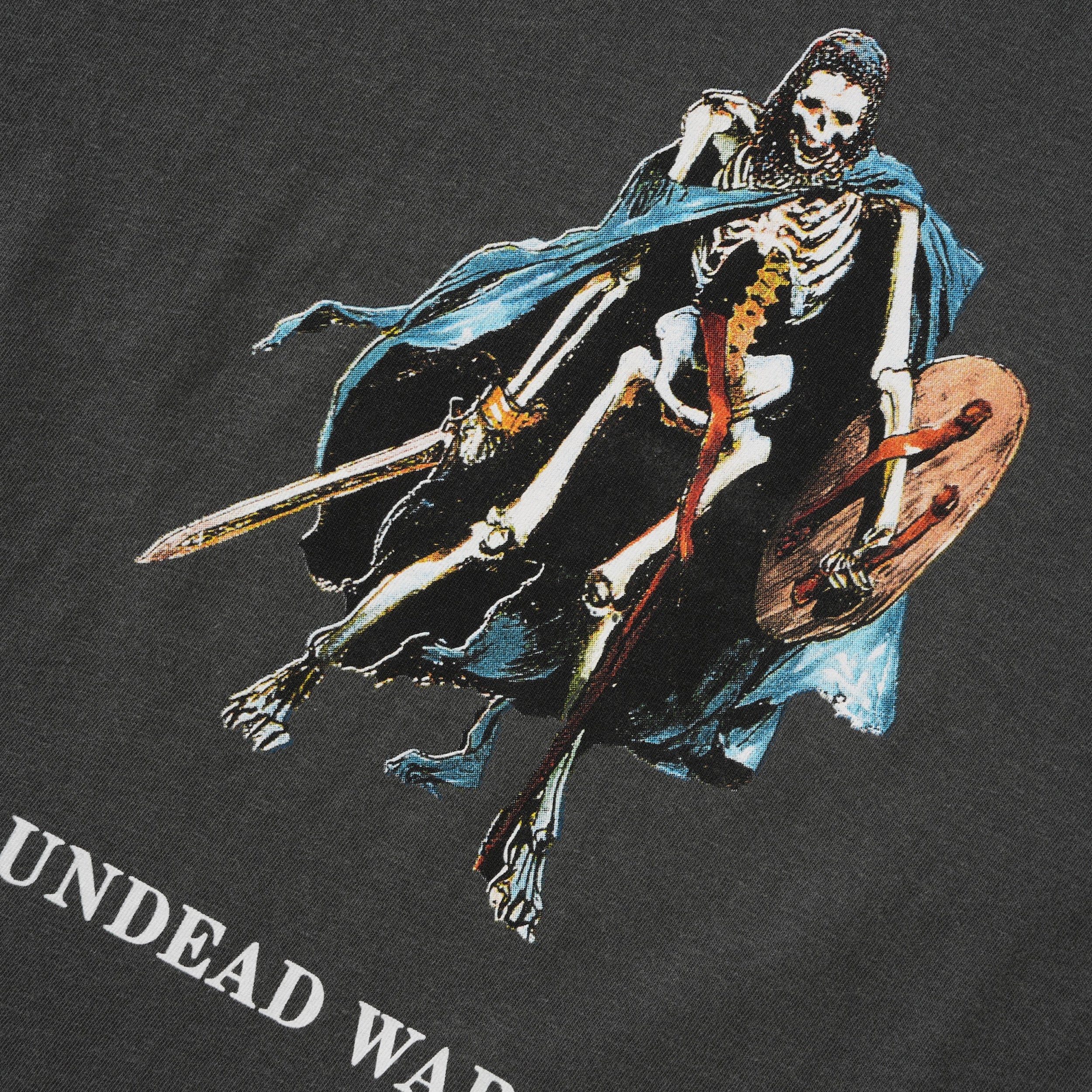 Undead Warrior Tee, Pepper - Image 2