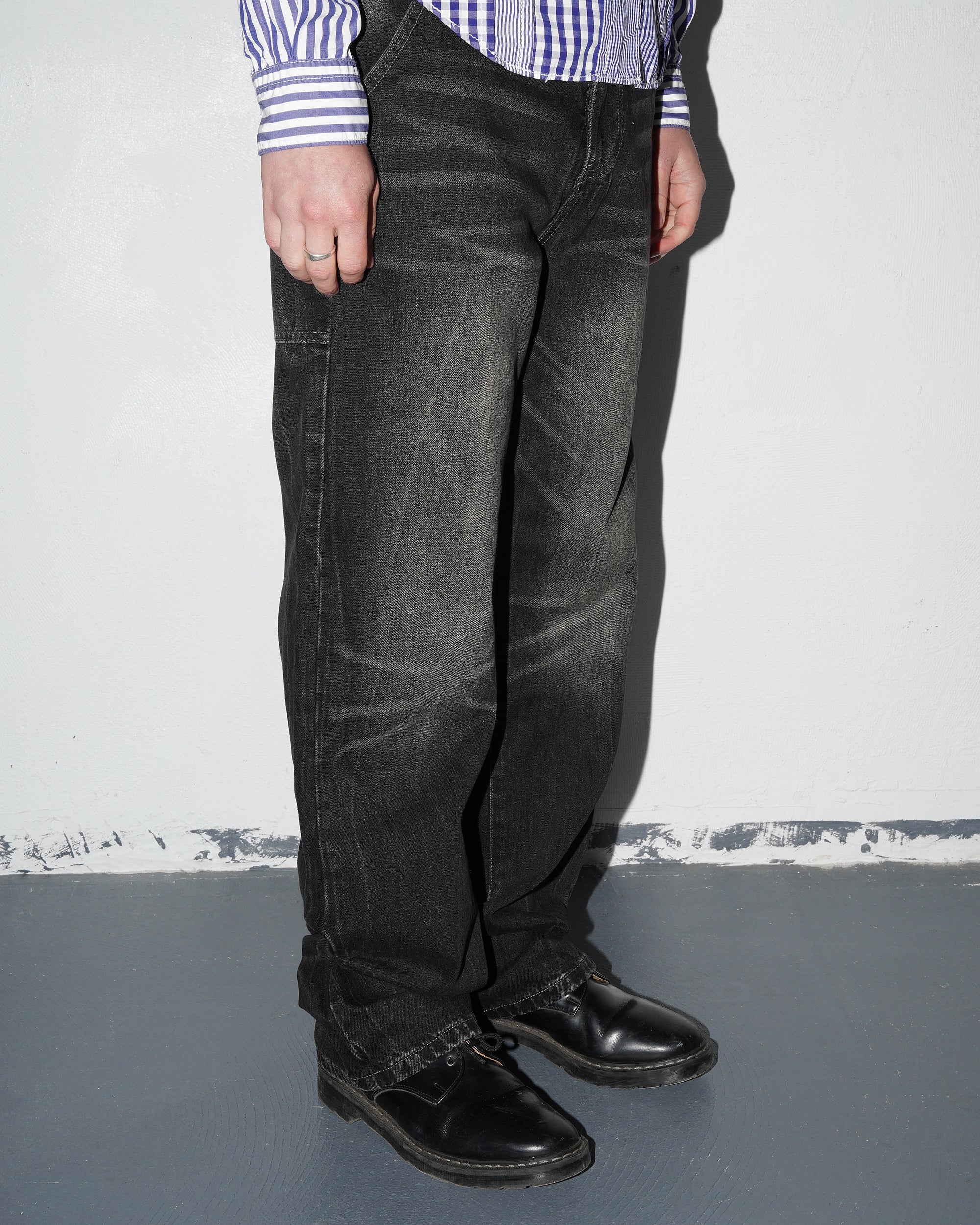 Utility Denim Jean V3, Black Washed - Image 4