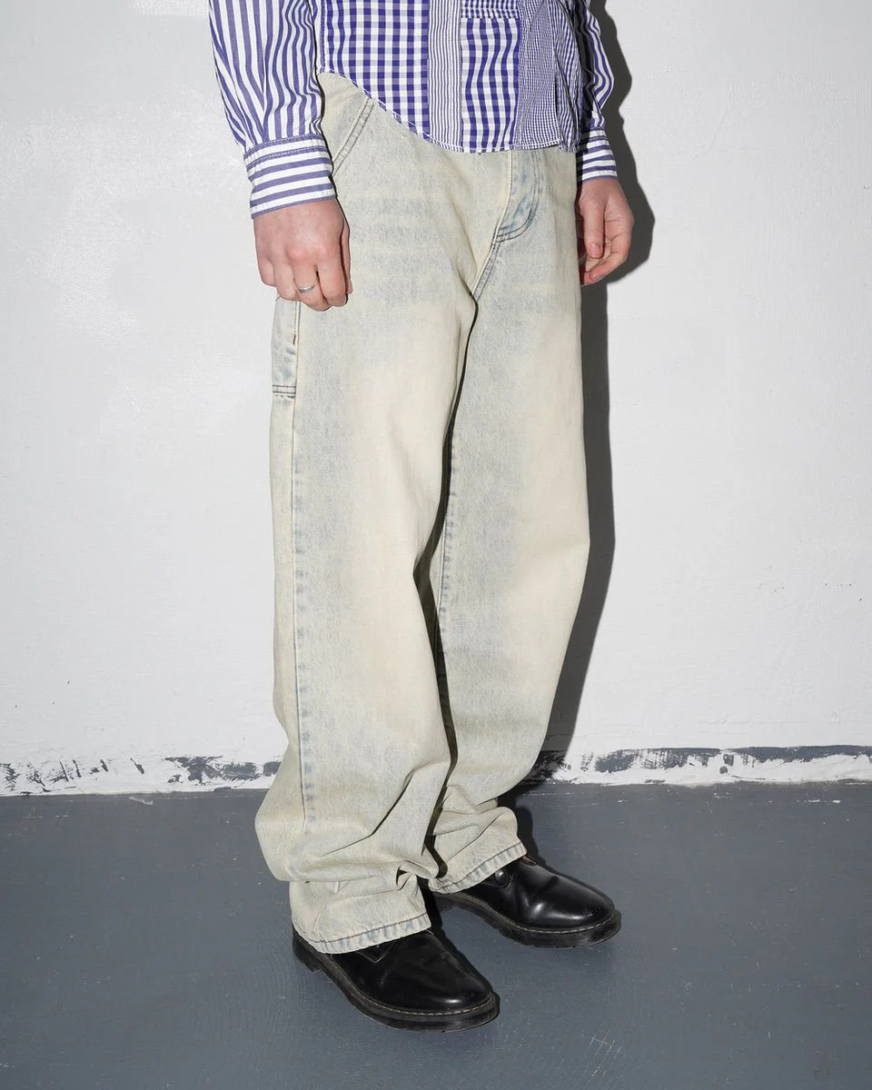 Utility Denim Jean V3, Blue Washed - Image 4