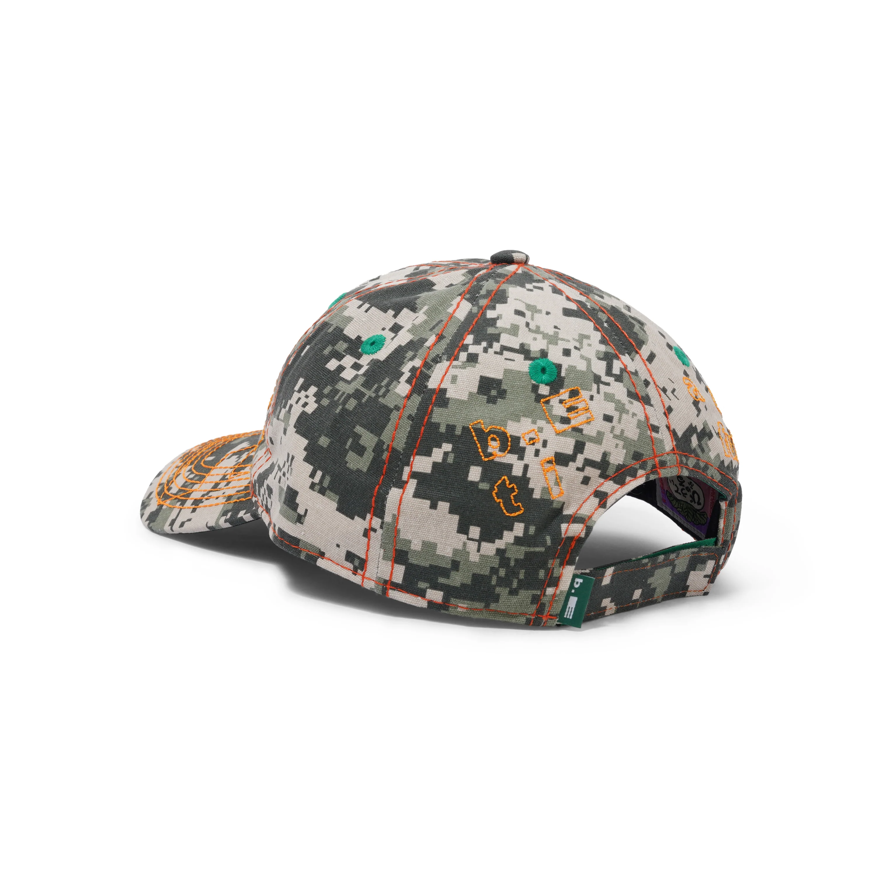 Vapor 6 Panel Hat, Cala Digi camo / Orange - Image 2
