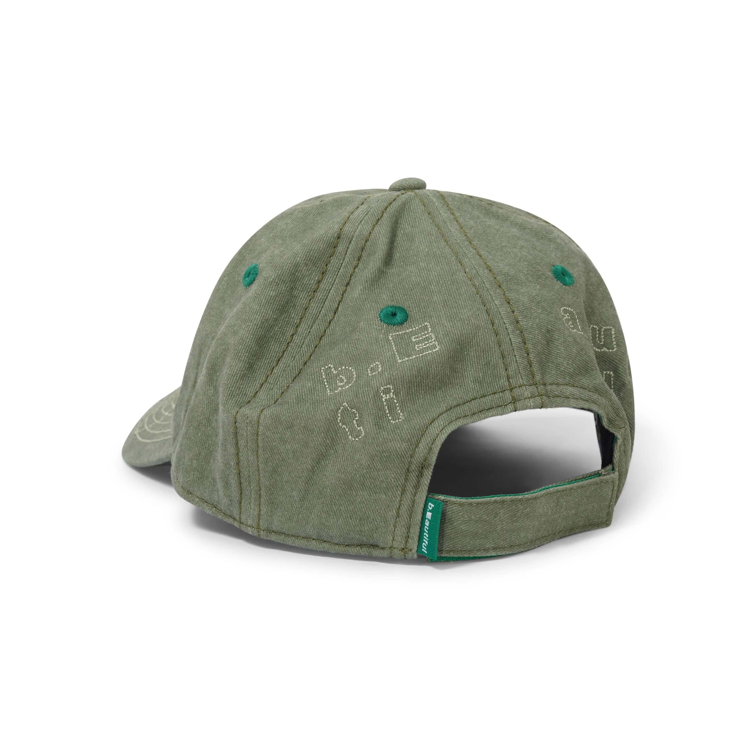 Vapor 6 Panel Hat, Moss - Image 2