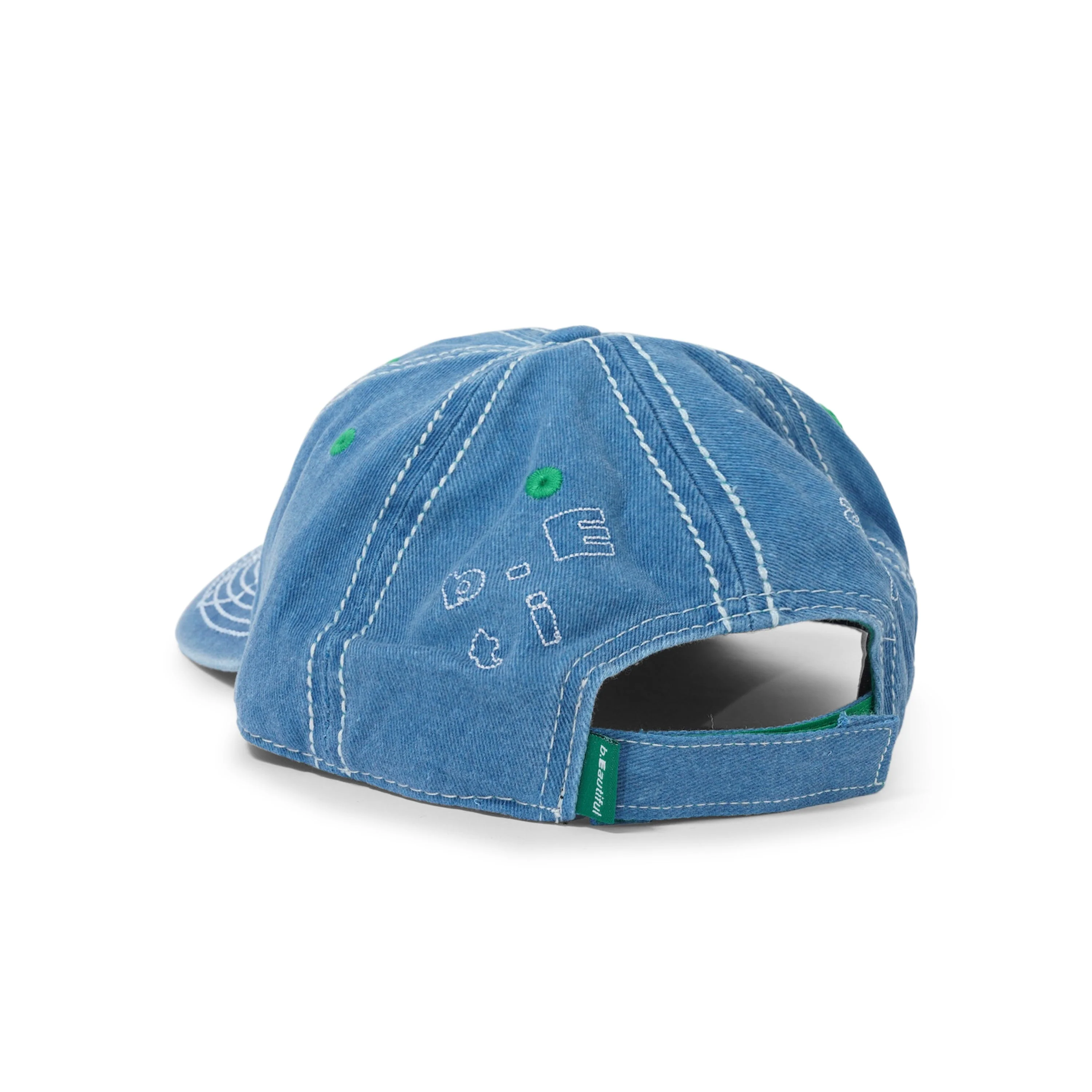 Vapor 6 Panel Hat, Washed Blue - Image 2