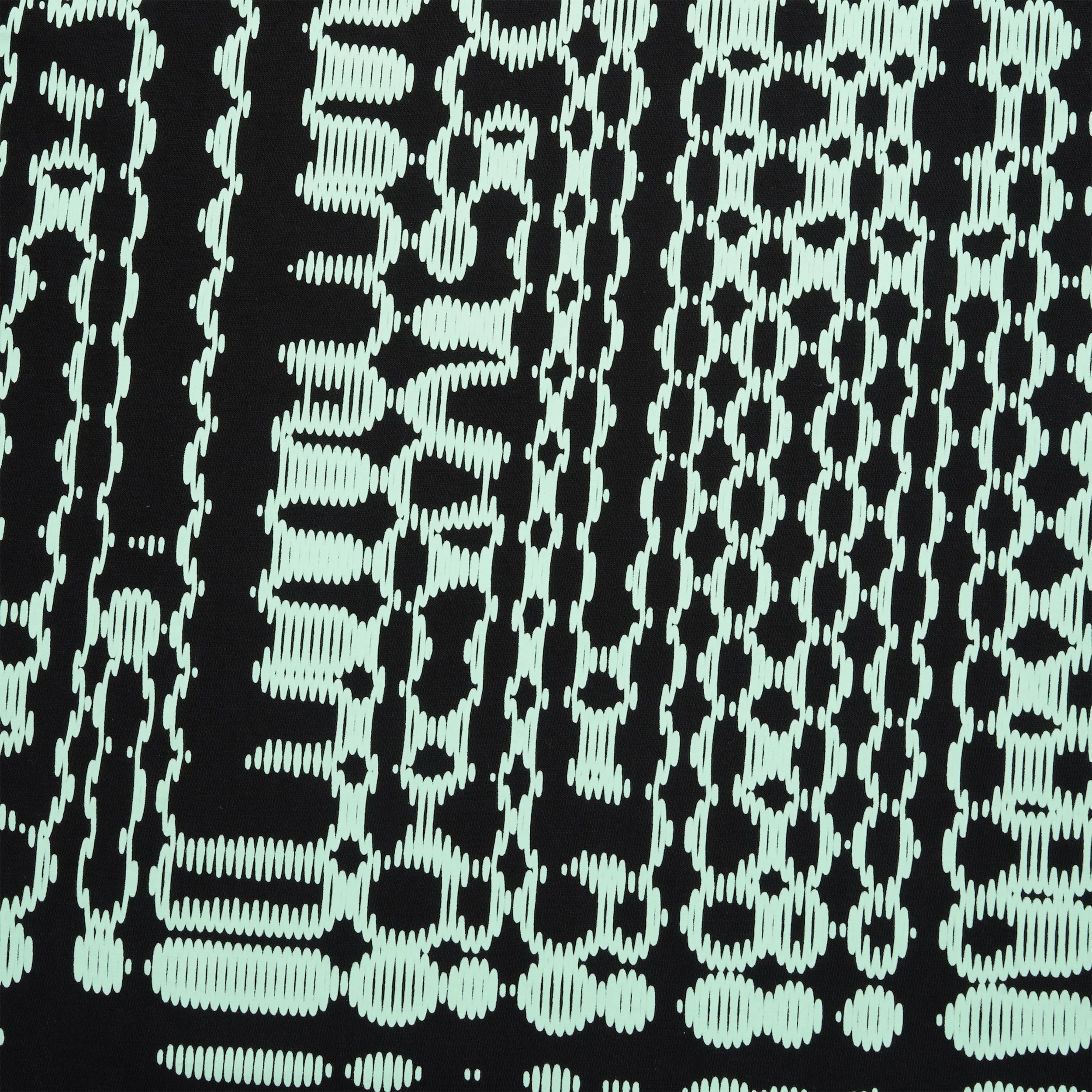 Vapor Logo L/S Tee, Black / Mint - Image 2