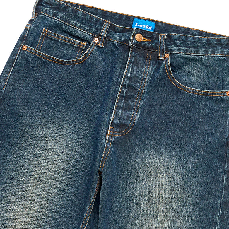 Vini Denim Jeans, Dirty Indigo - Image 3