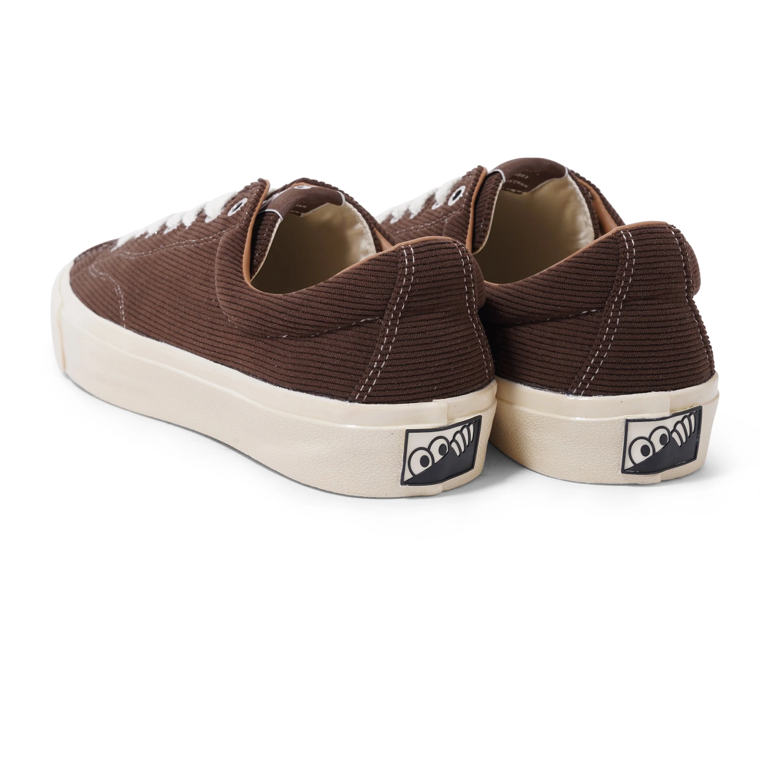 VM003-Lo Cord, Dark Brown / White - Image 3
