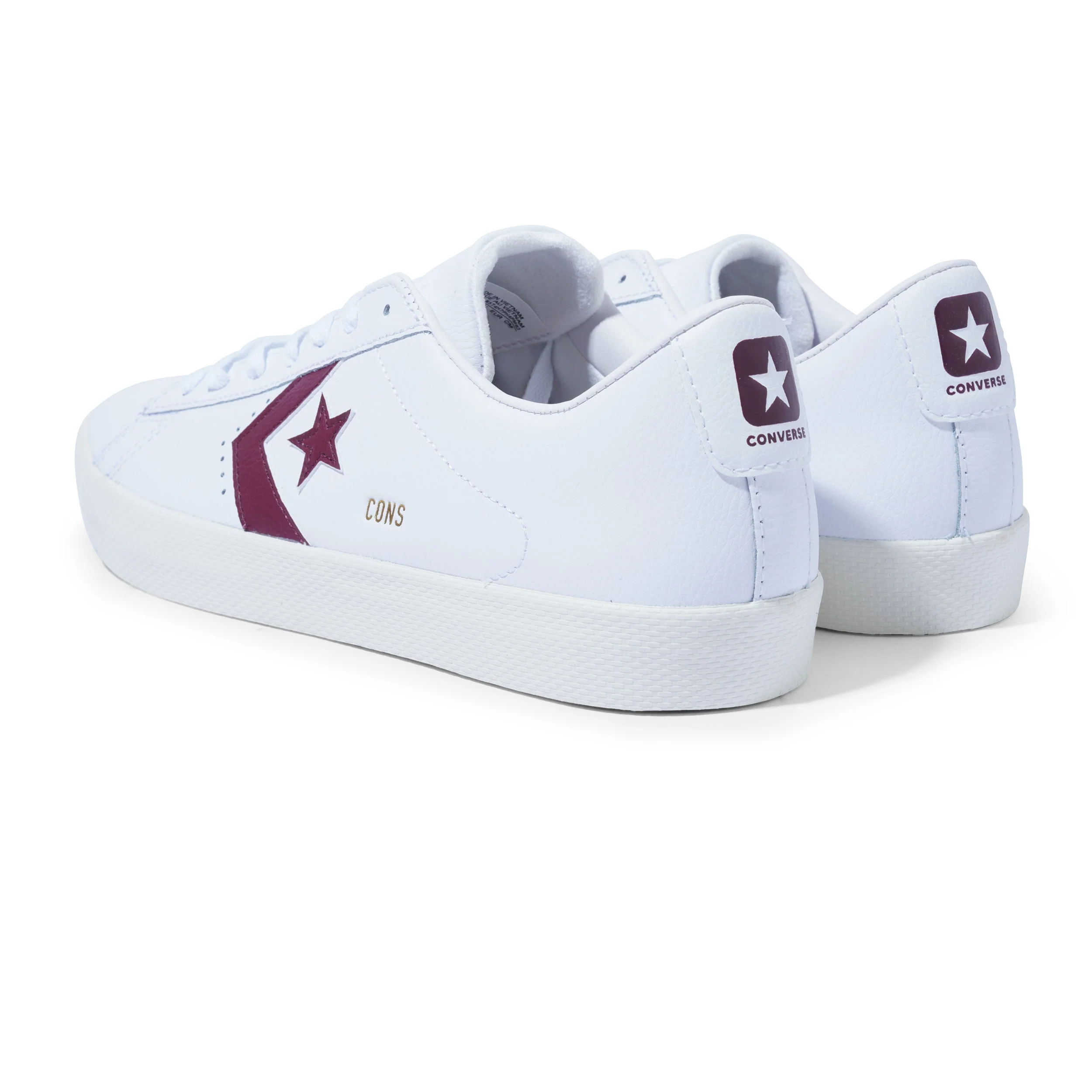 Vulc Pro Low, White / Deep Bordeaux / Egret - Image 3