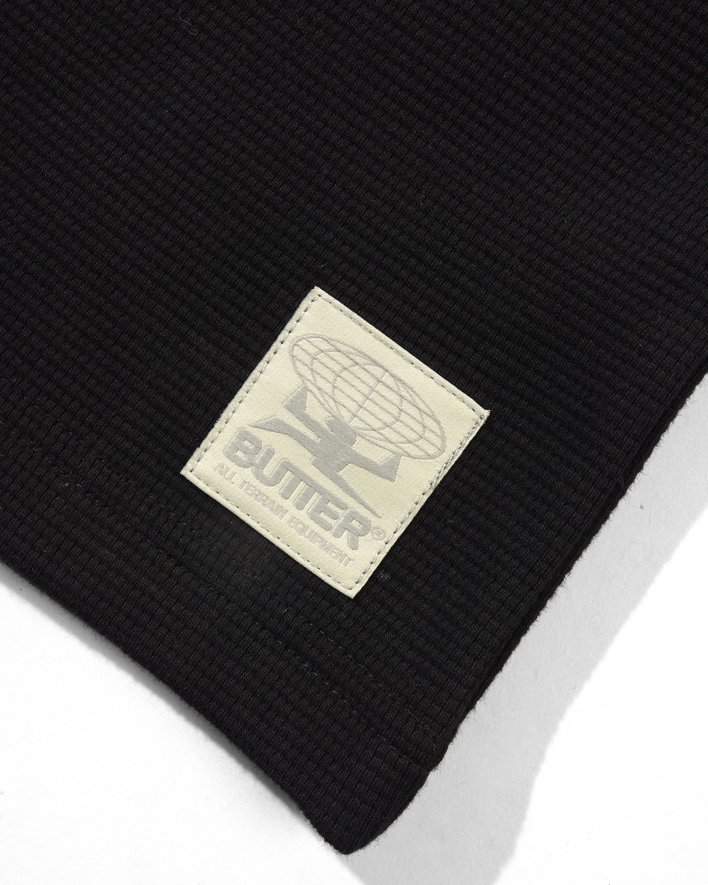 Waffle L/S Top, Black - Image 2