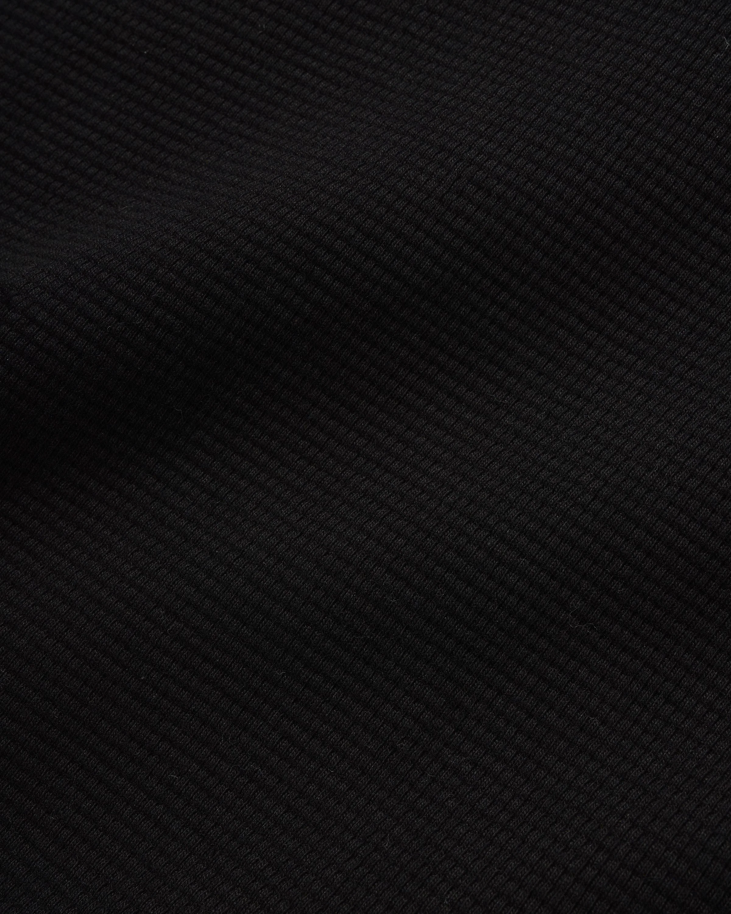 Waffle L/S Top, Black - Image 3
