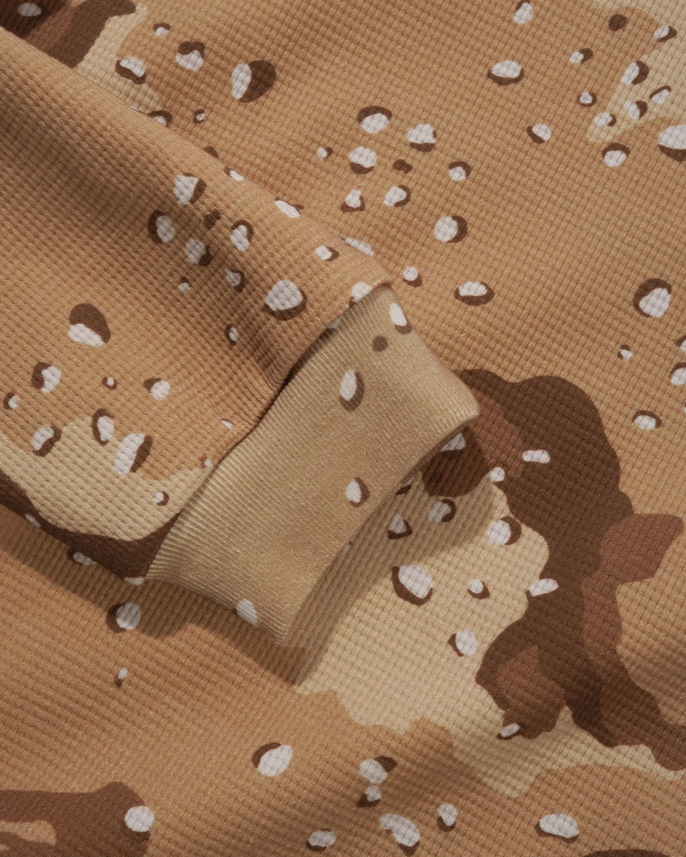 Waffle L/S Top, Desert Camo - Image 2