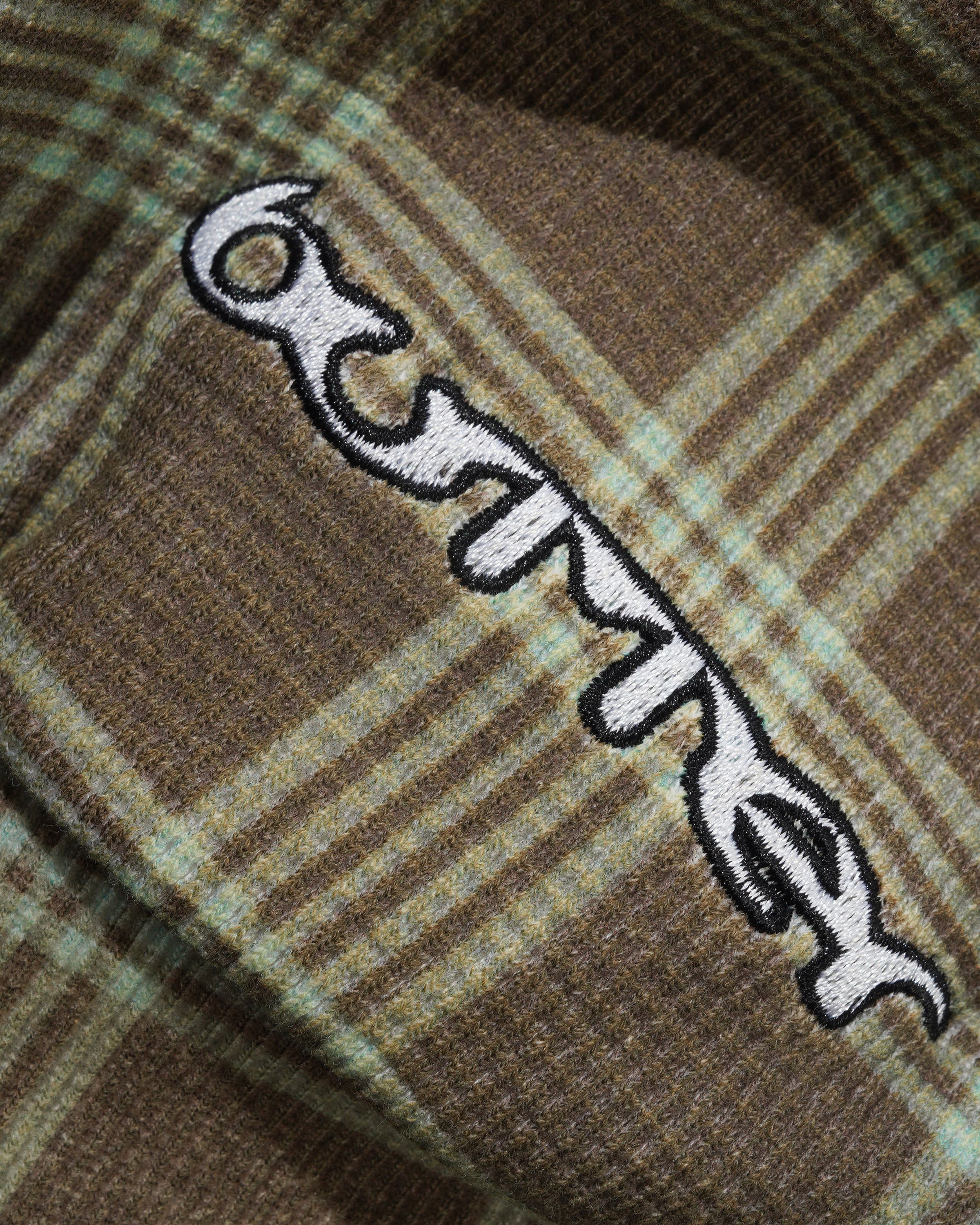 Waffle Zip-Thru Hood, Plaid - Image 2