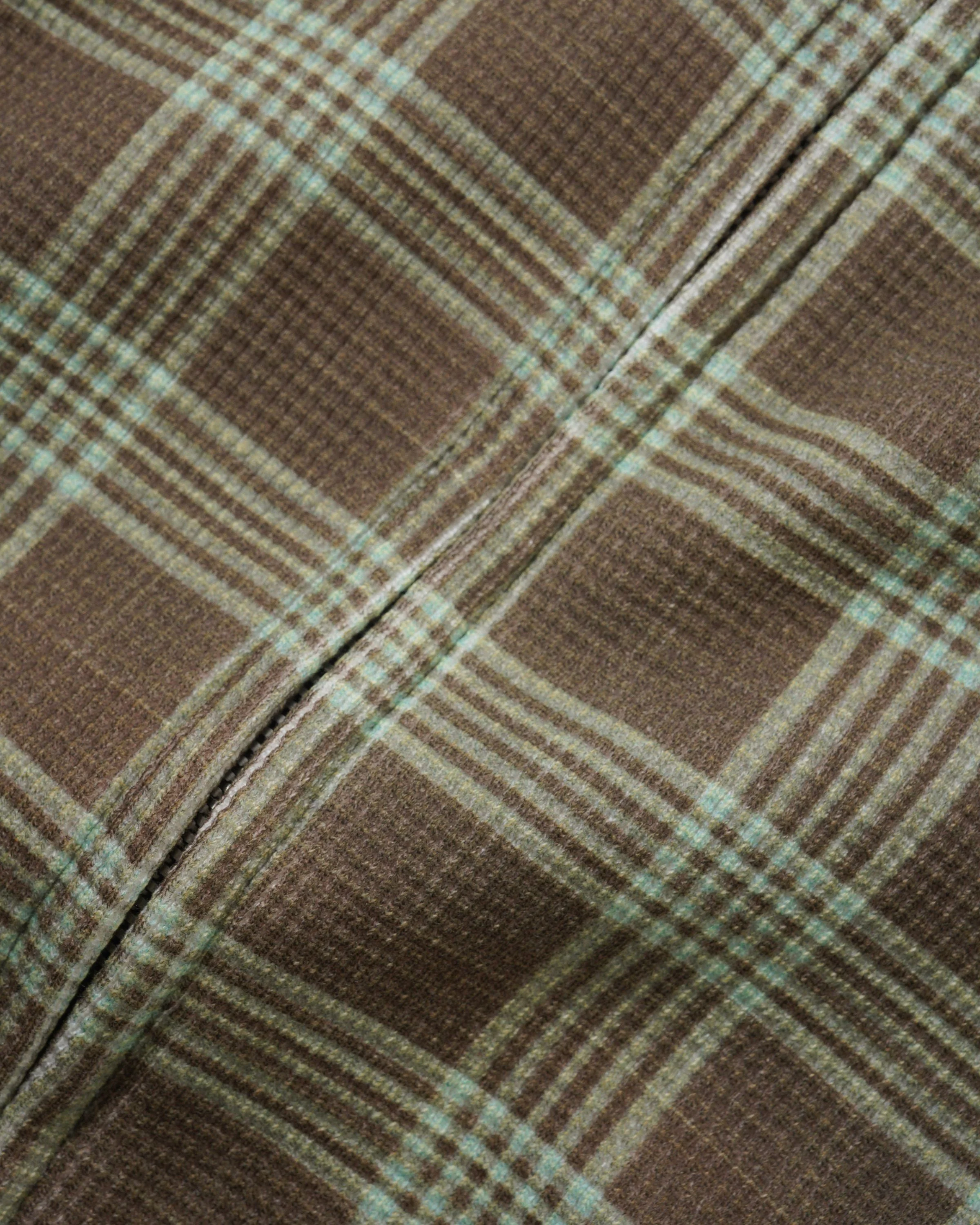 Waffle Zip-Thru Hood, Plaid - Image 3