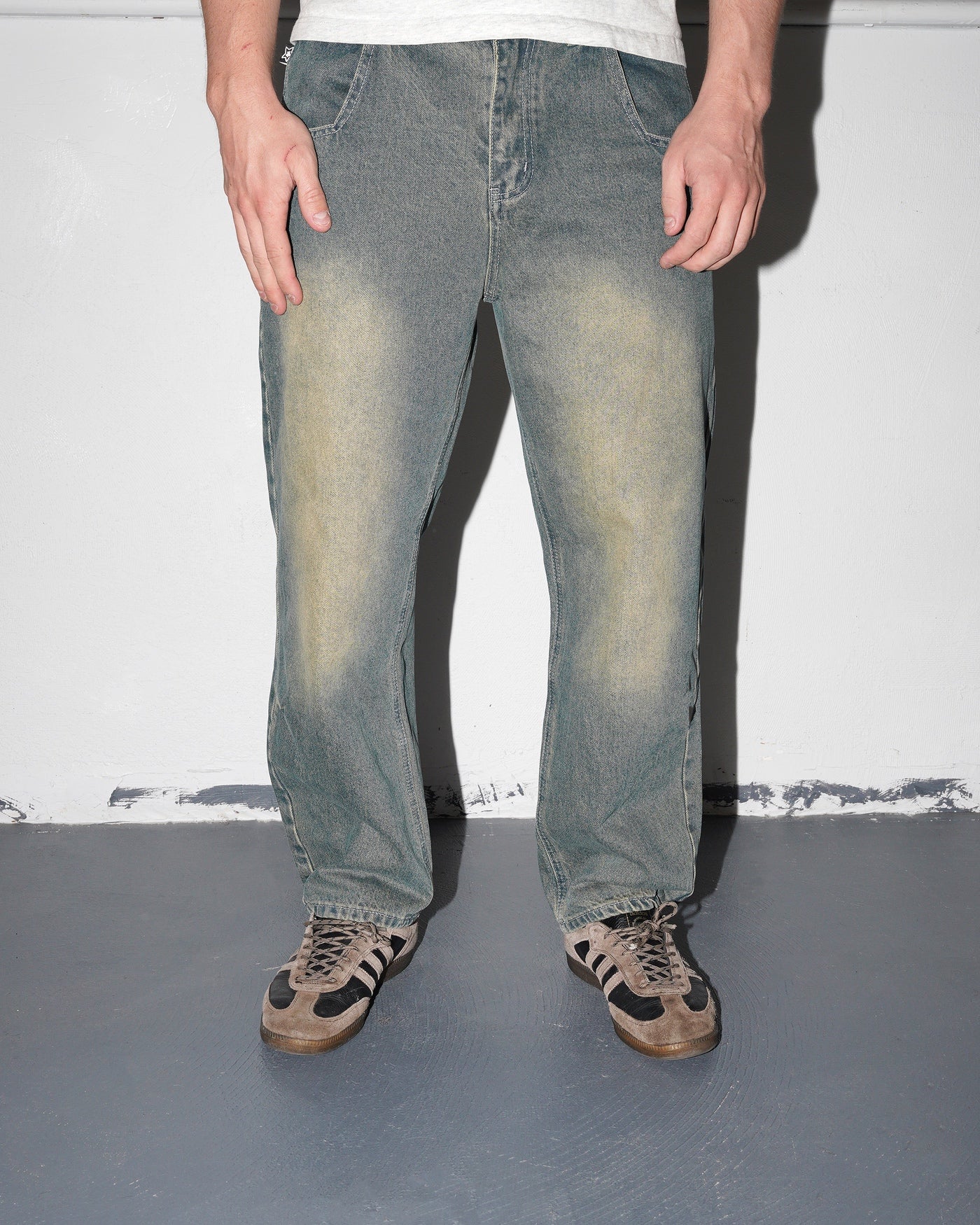 Washed Star Jeans, Blue - Image 5