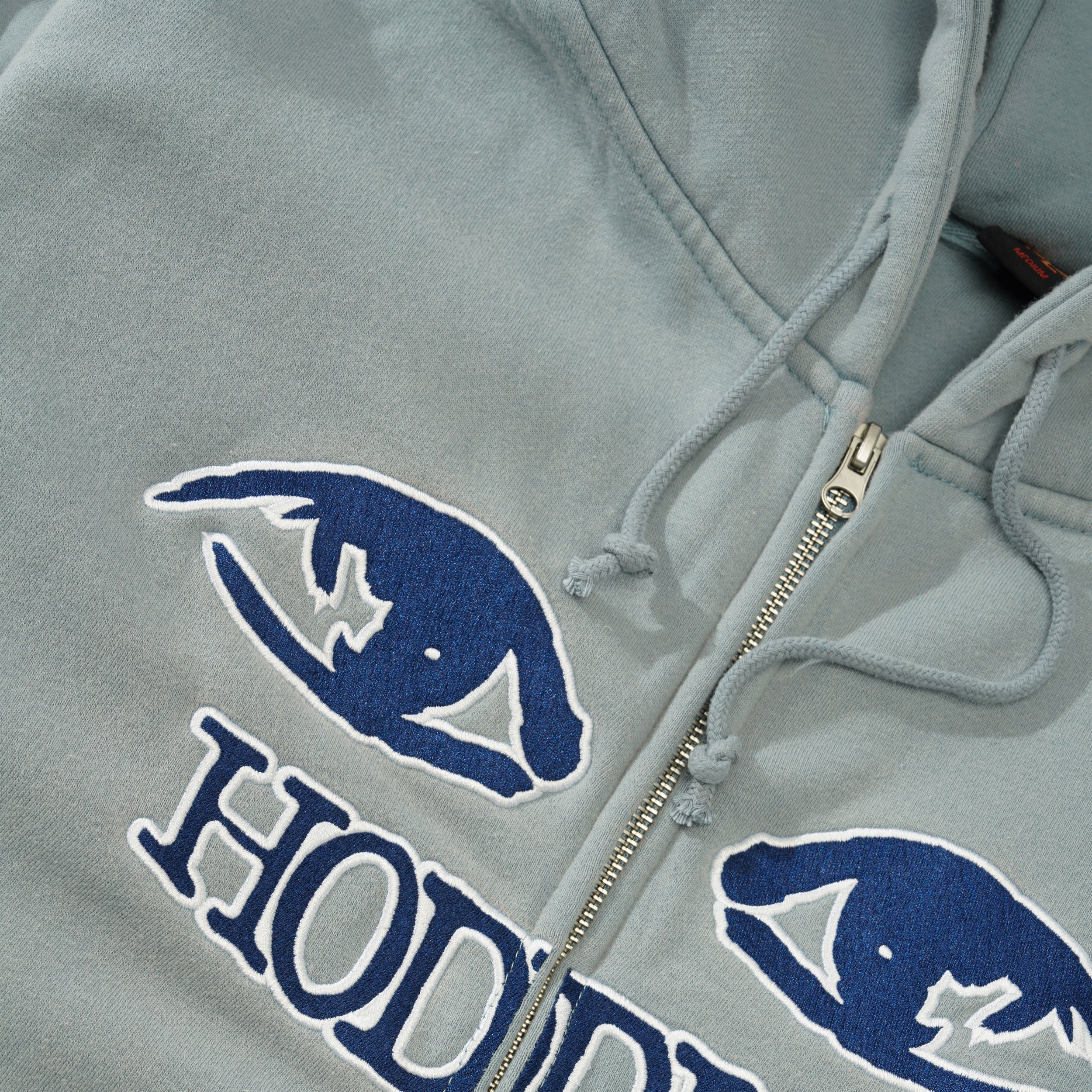 Watcher Zip Up Hood, Blue Wash - Image 2