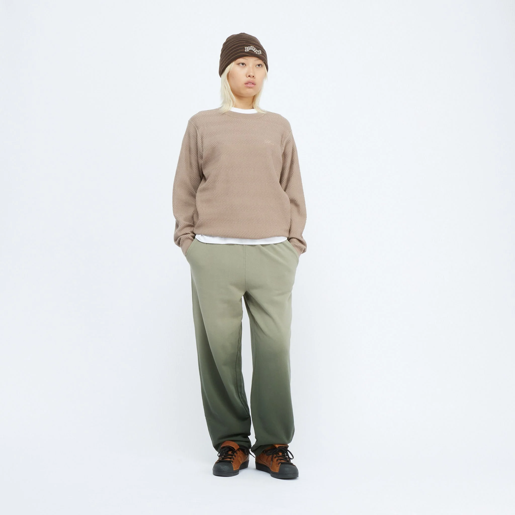 Wave Cable Knit, Tan - Image 3