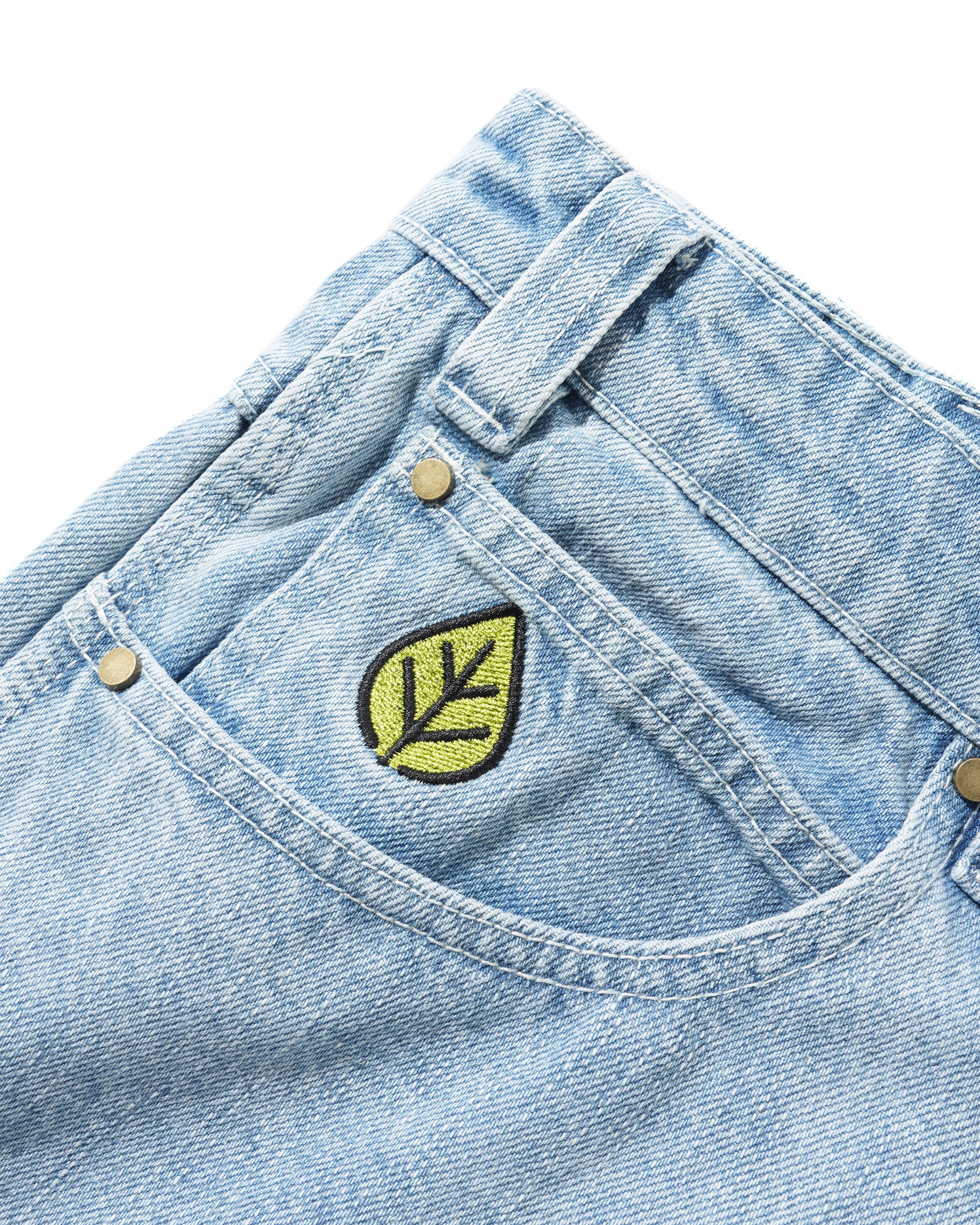 Weathergear Denim Jeans, Faded Blue - Image 4