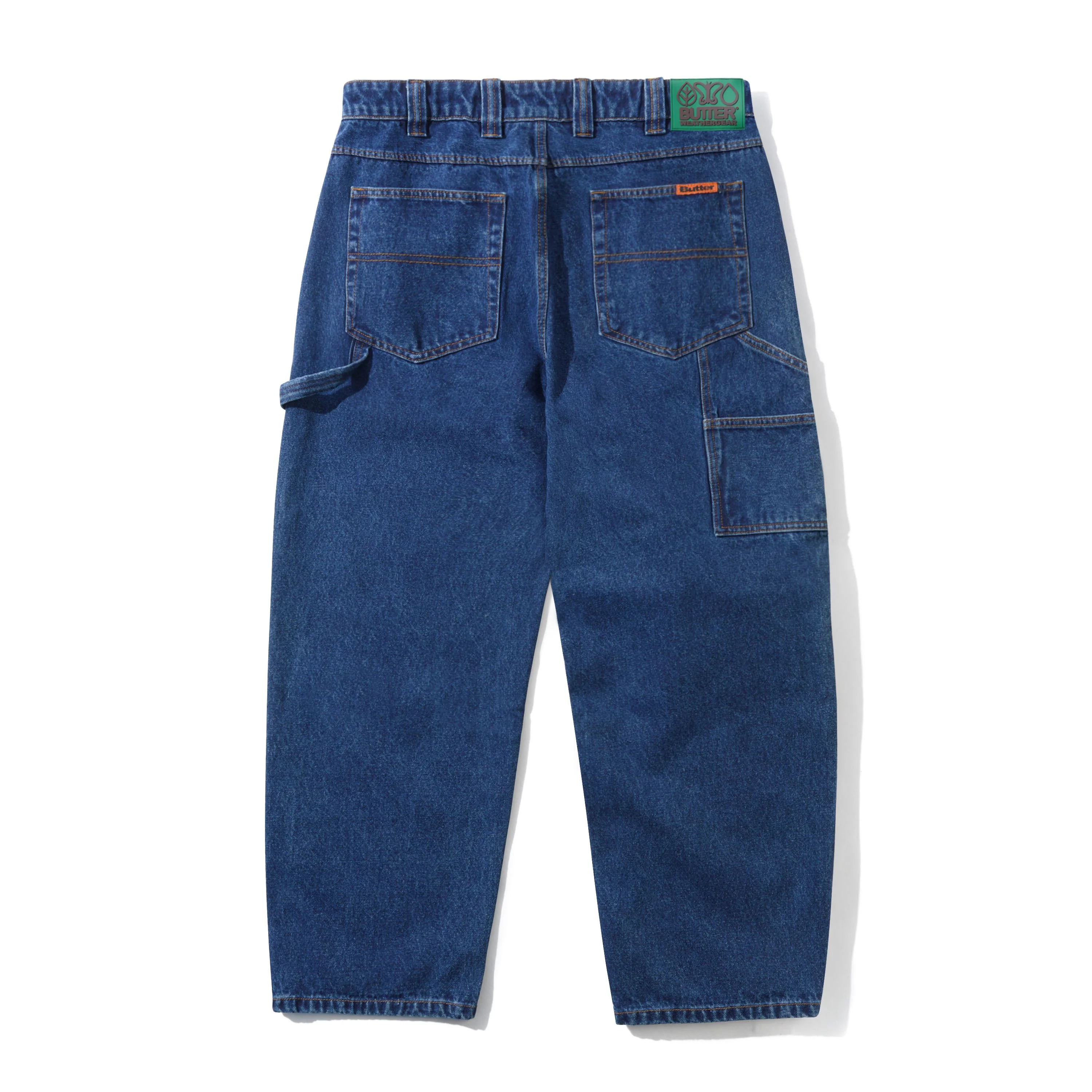 Weathergear Denim Jeans, Repaired Indigo - Image 2
