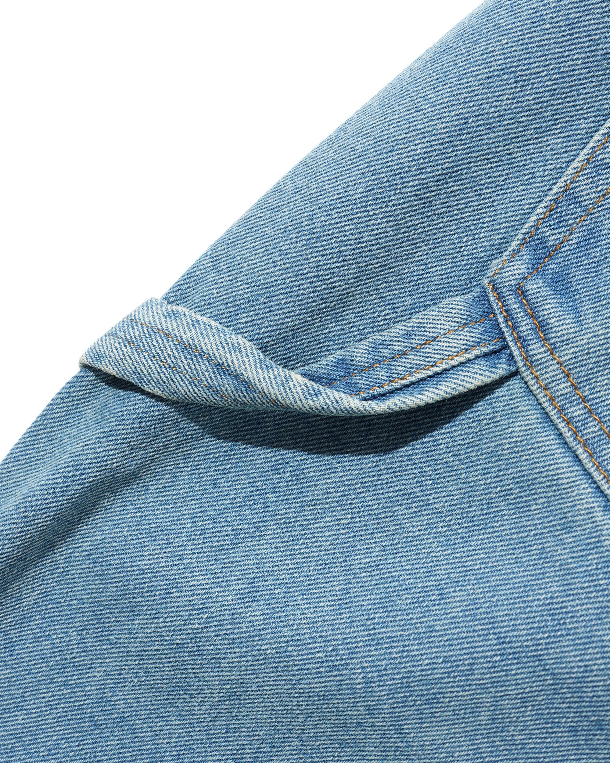 Weathergear Denim Shorts, Distressed Indigo - Image 5