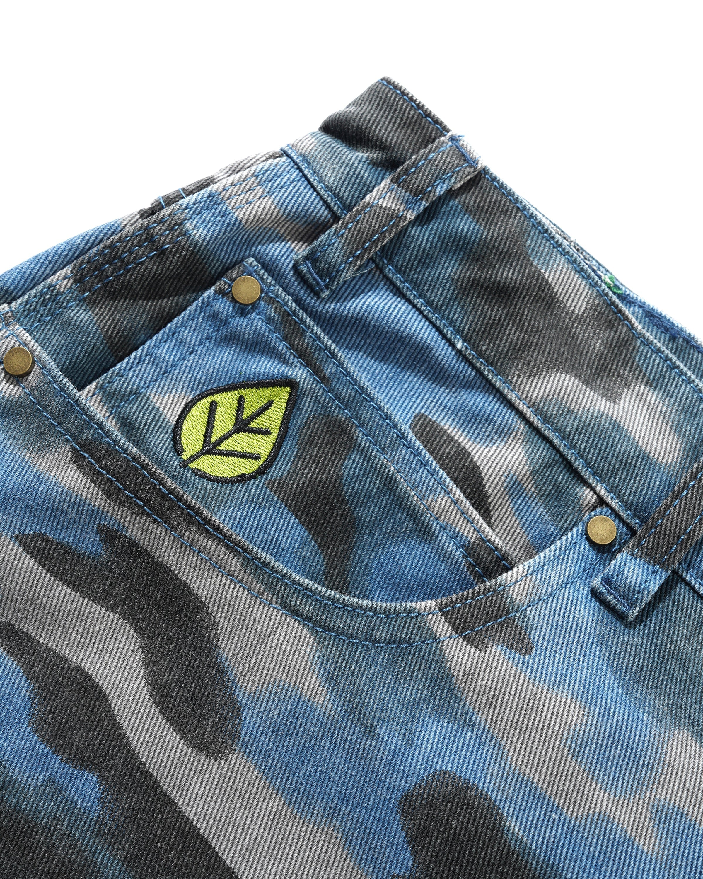 Weathergear Denim Shorts, Motion Camo - Image 3