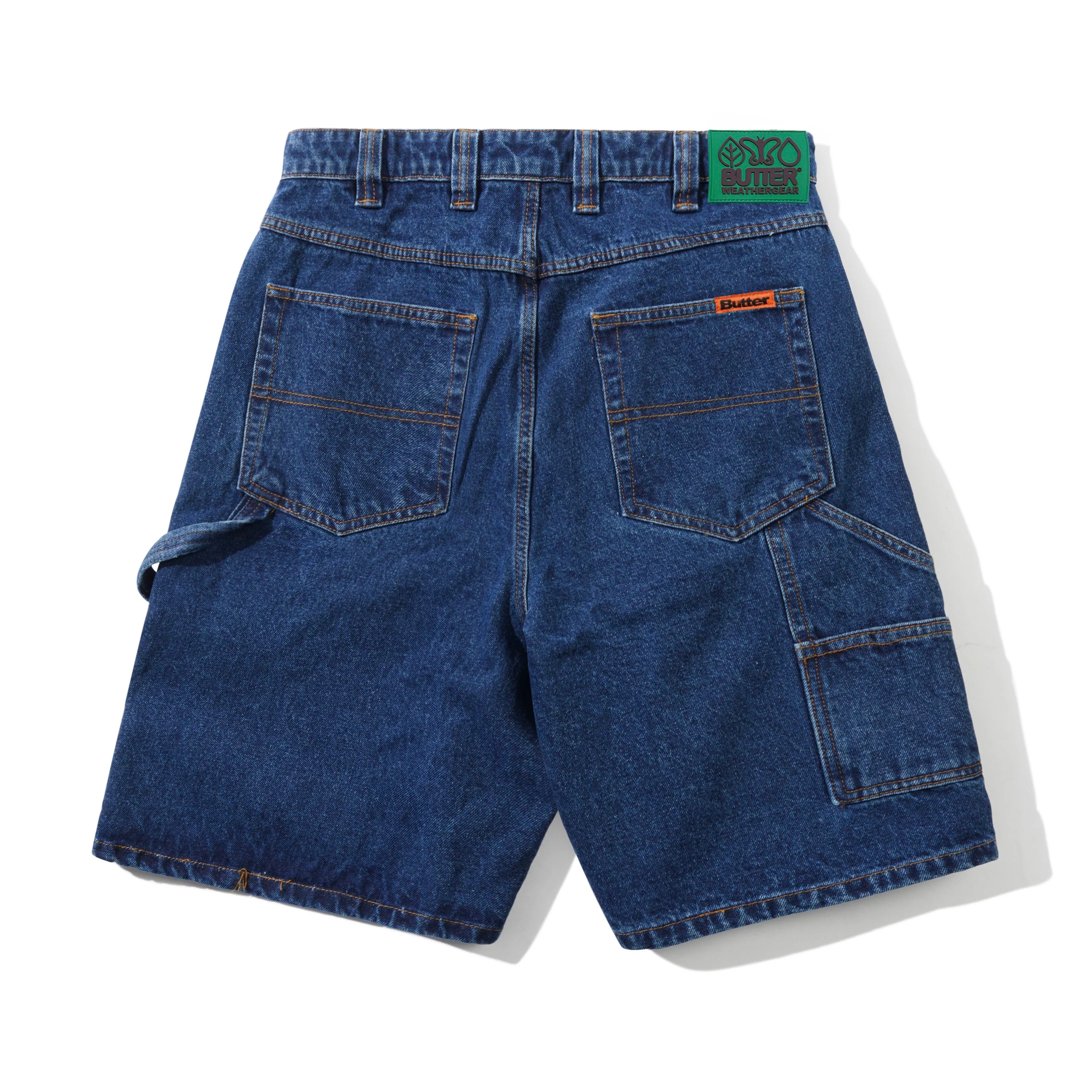 Weathergear Denim Shorts, Repaired Indigo - Image 2