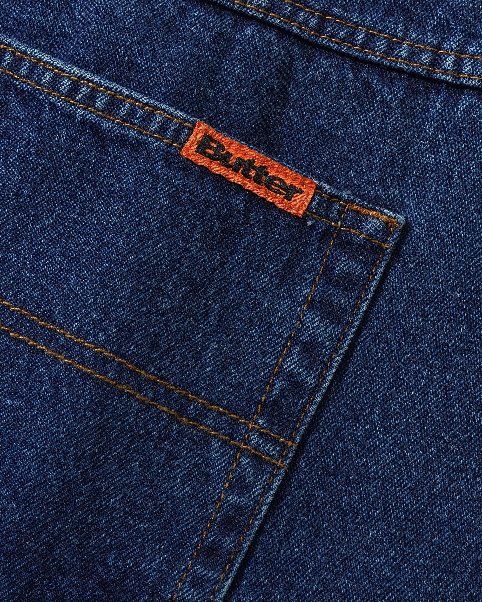 Weathergear Denim Shorts, Repaired Indigo - Image 3