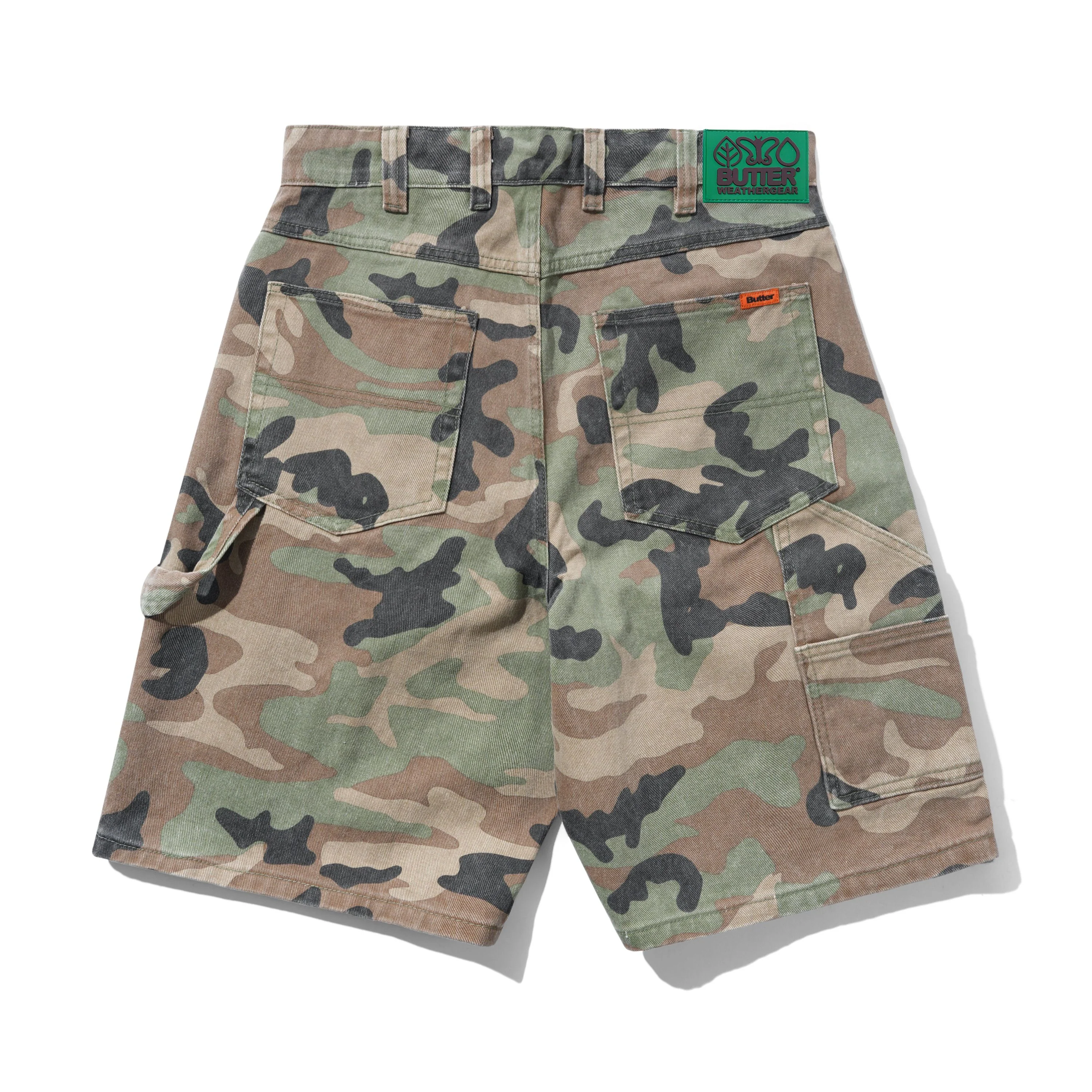 Weathergear Denim Shorts, Woodland Camo - Image 2