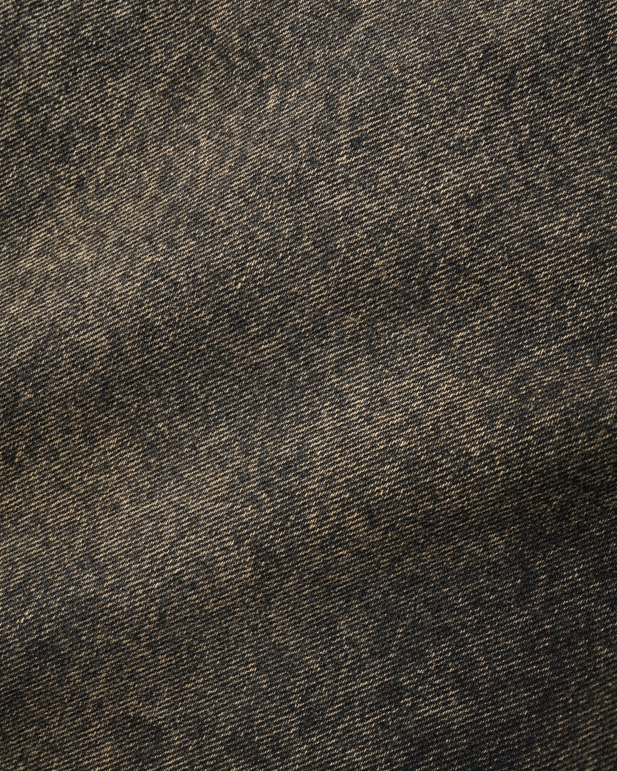 Wide Cut Denim Jeans, Acid Washed Brown - Image 6