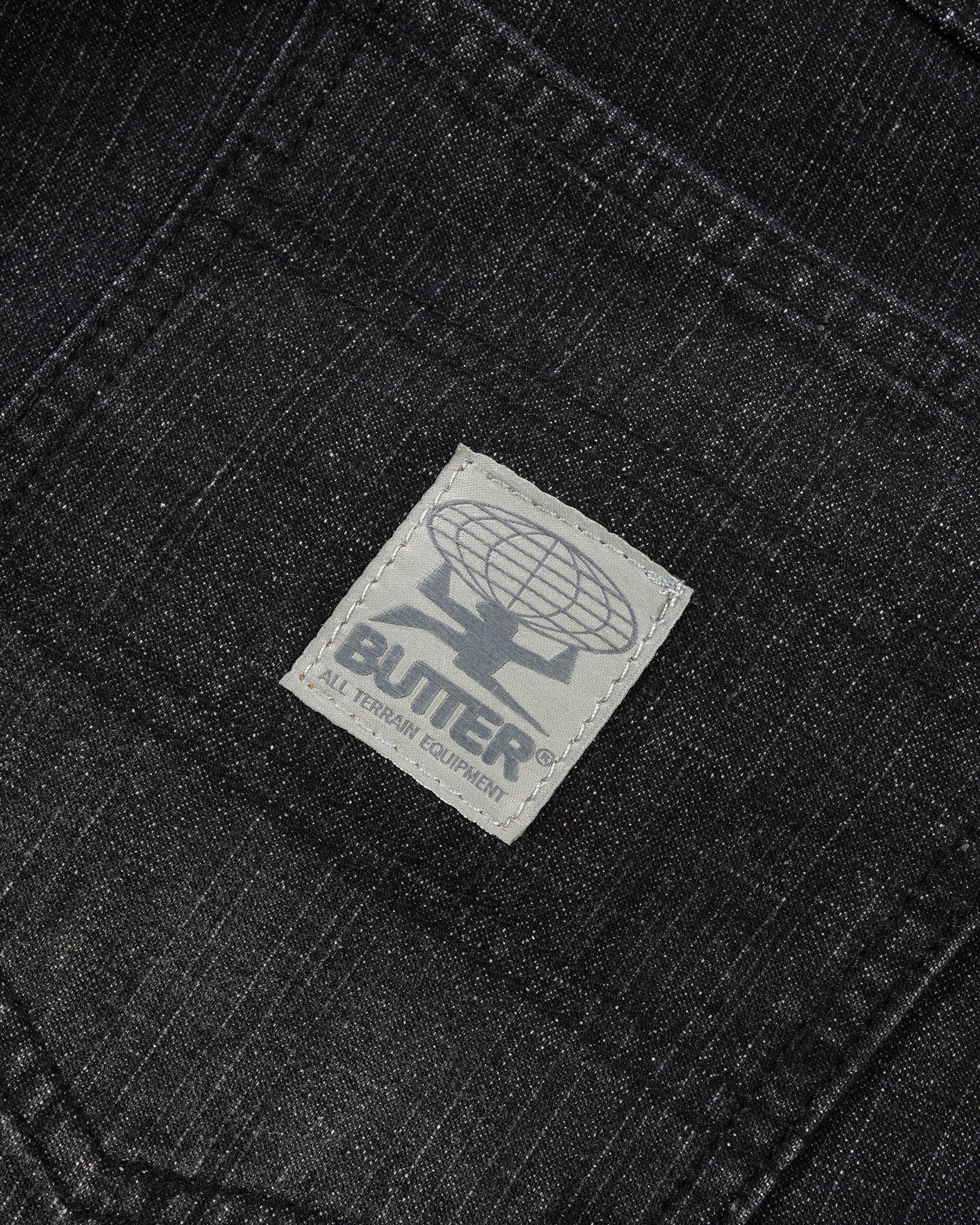 Wide Cut Denim Jeans, Streaky Black Wash - Image 3