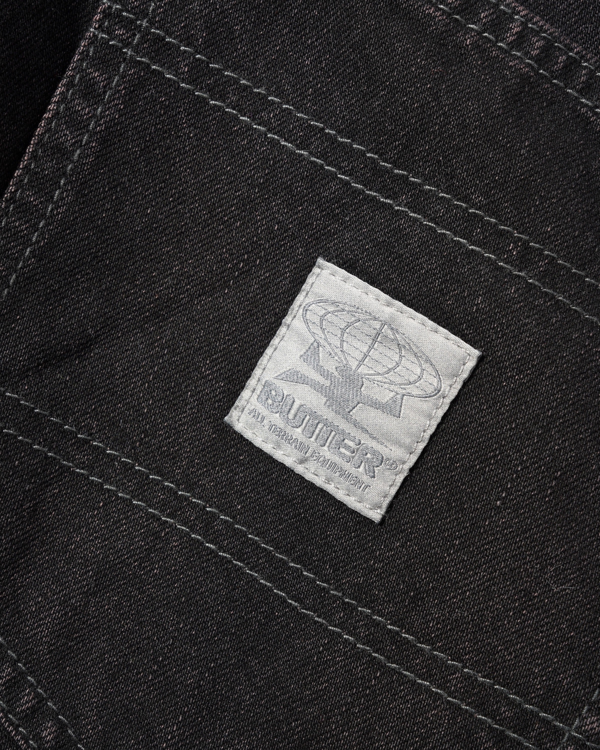 Wide Cut Denim Jeans, Tinted Black - Image 5