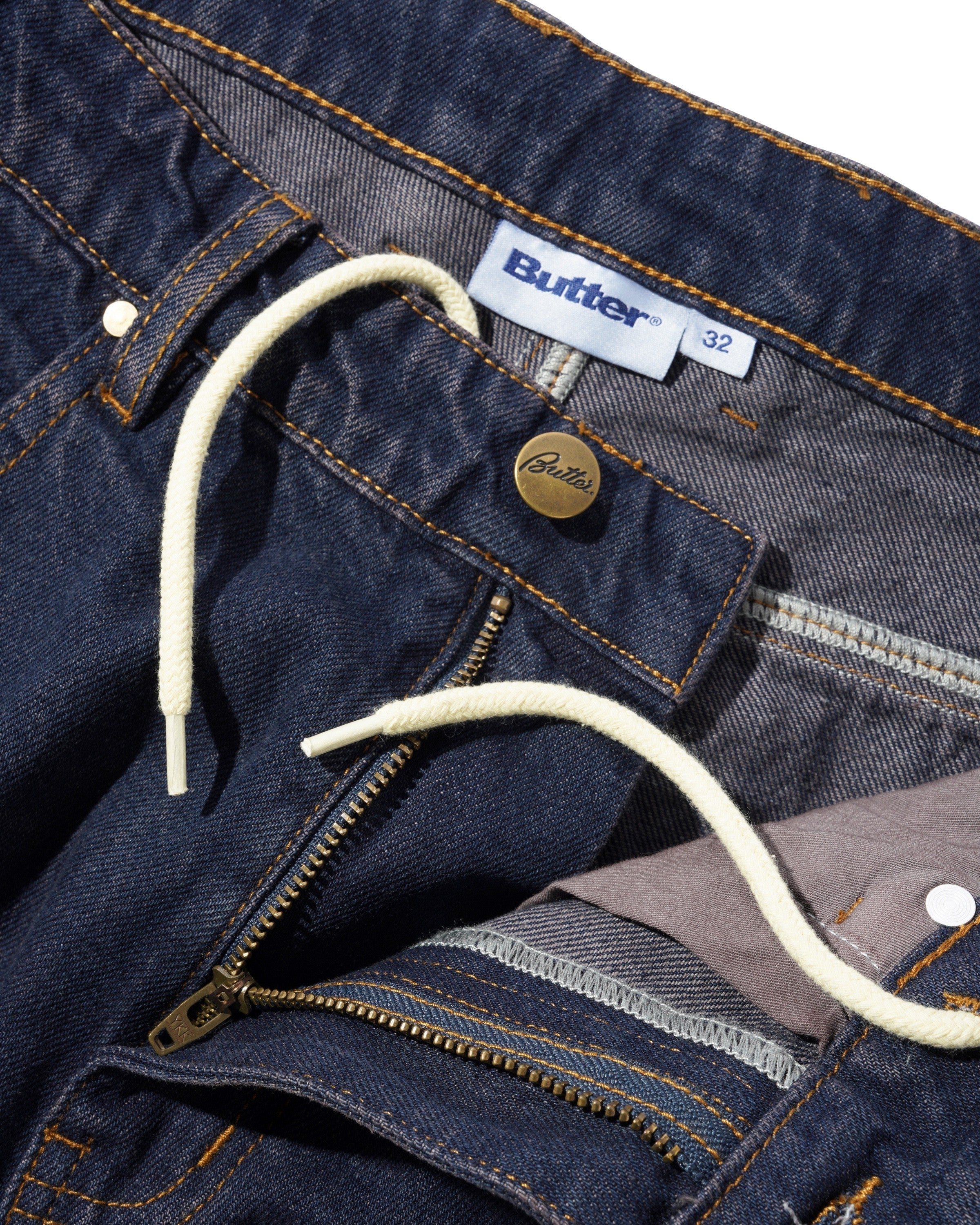 Wide Cut Denim Jeans, Tinted Dark Indigo - Image 7