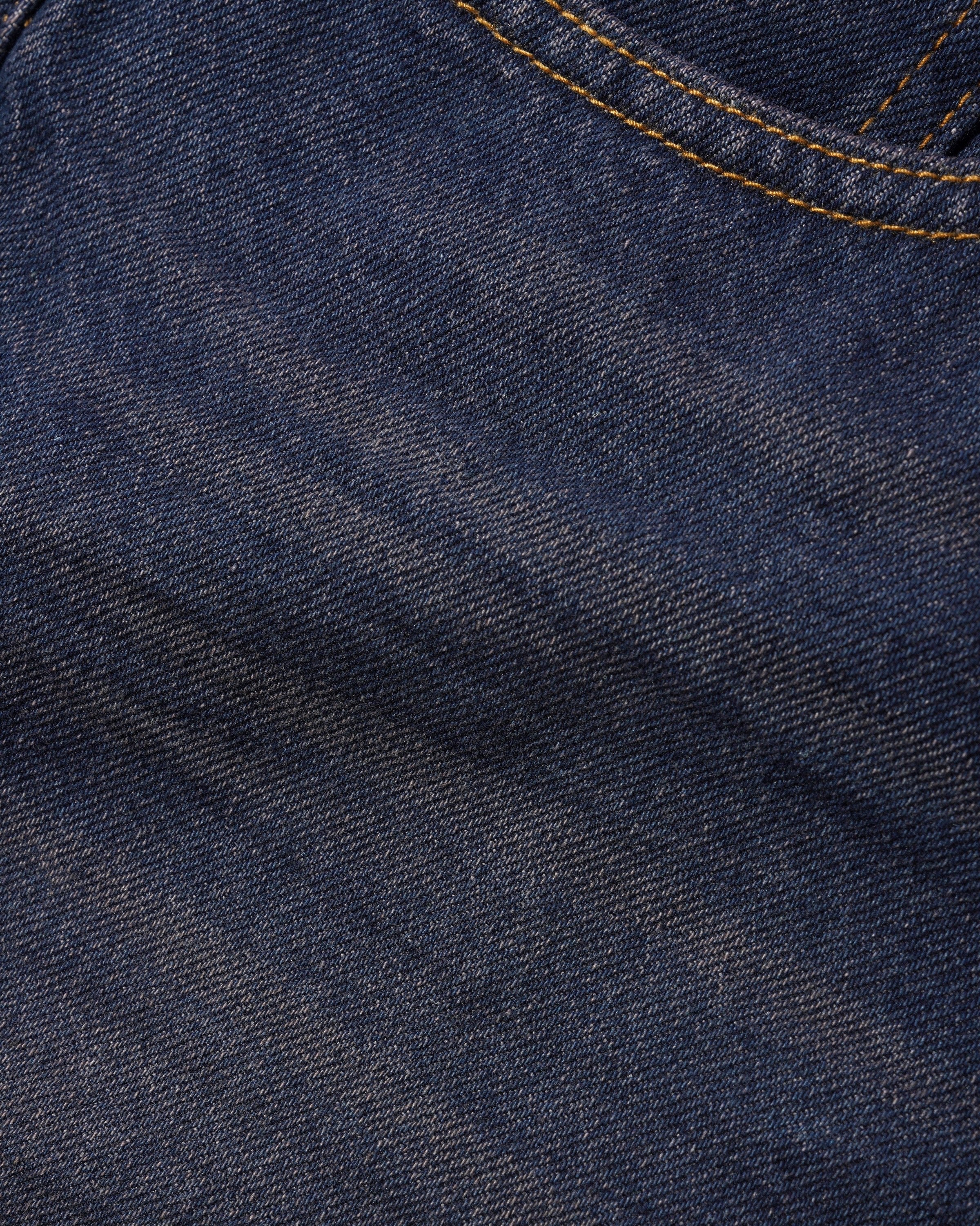 Wide Cut Denim Jeans, Tinted Dark Indigo - Image 8